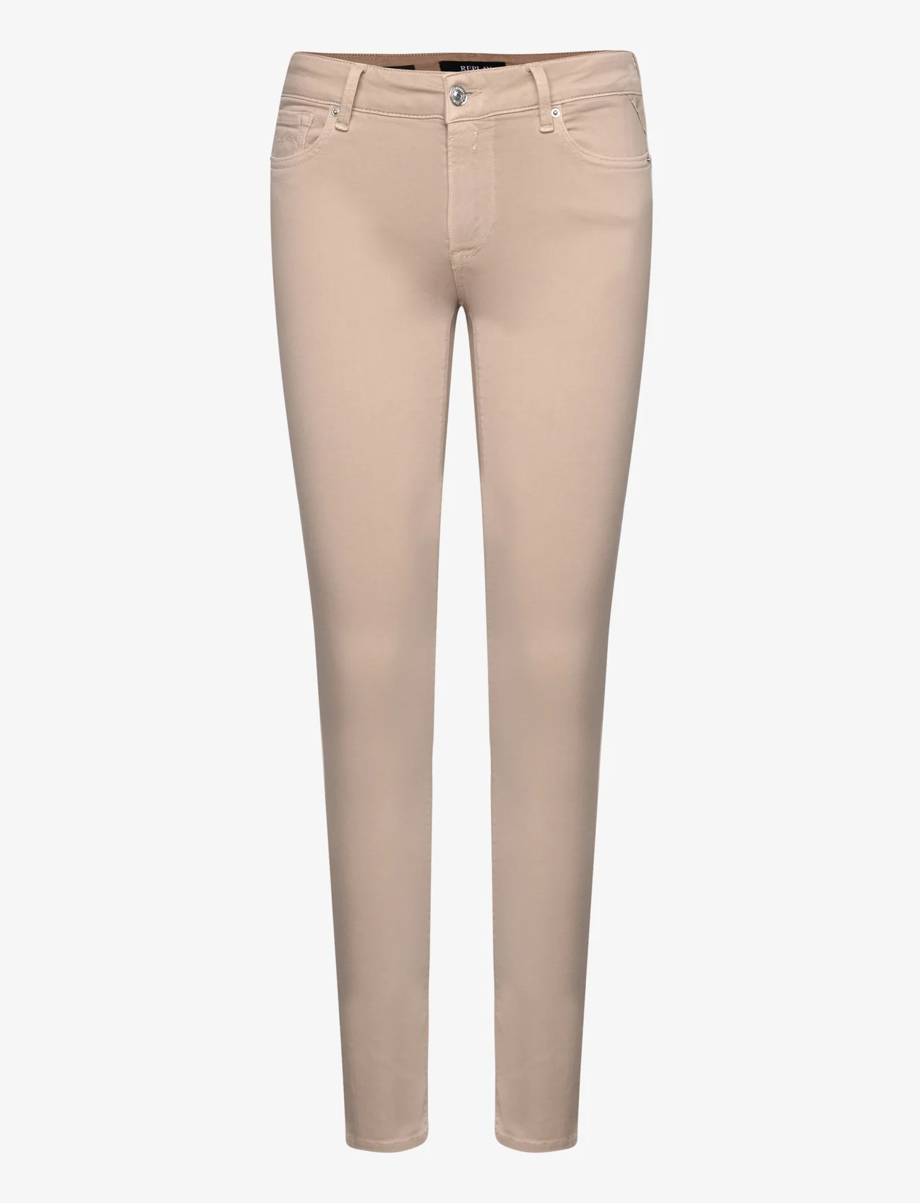 Replay - NEW LUZ Trousers SKINNY Hyperflex Colour XLite - liibuvad teksad - beige - 0