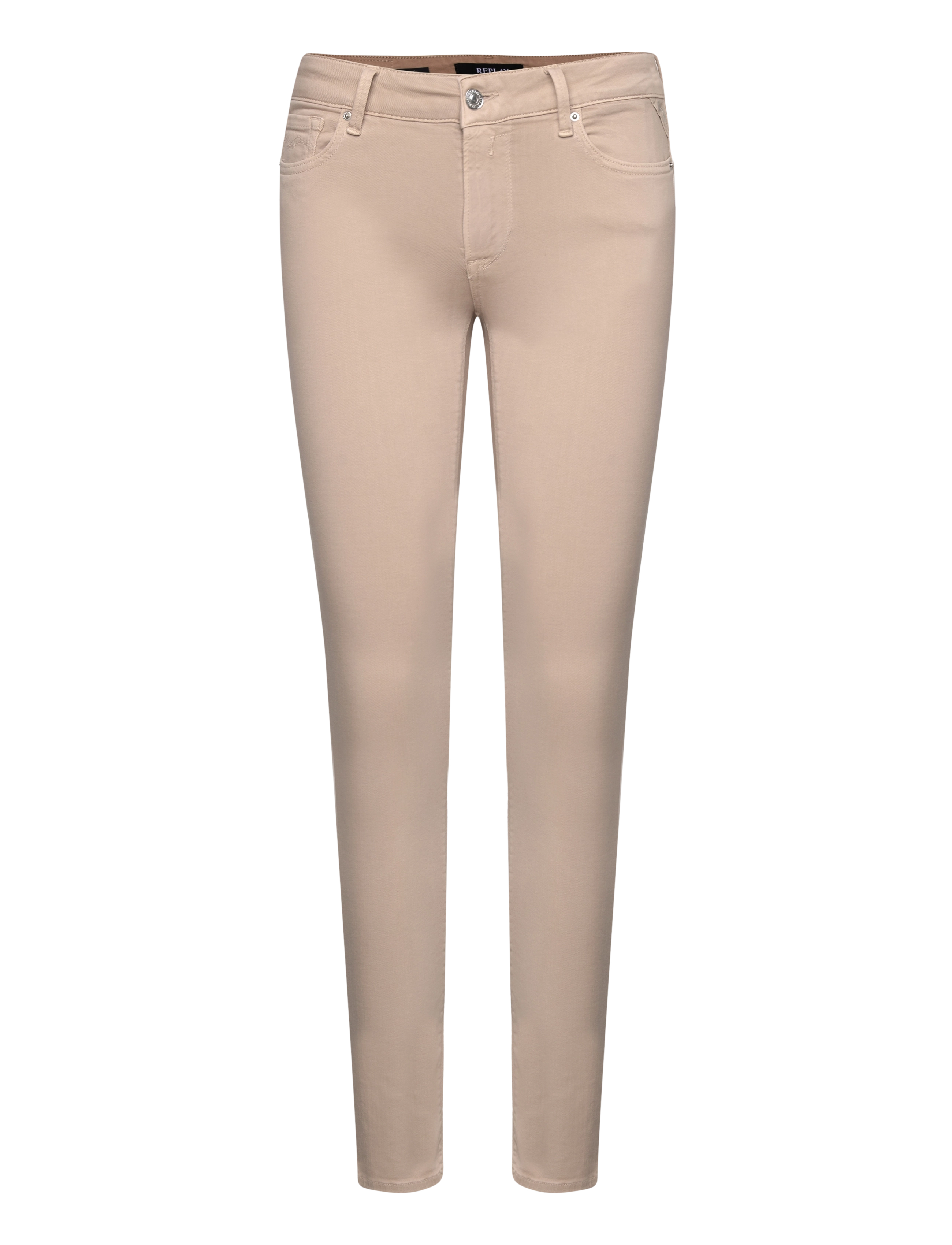 Replay - NEW LUZ Trousers SKINNY Hyperflex Colour XLite - beige - 1