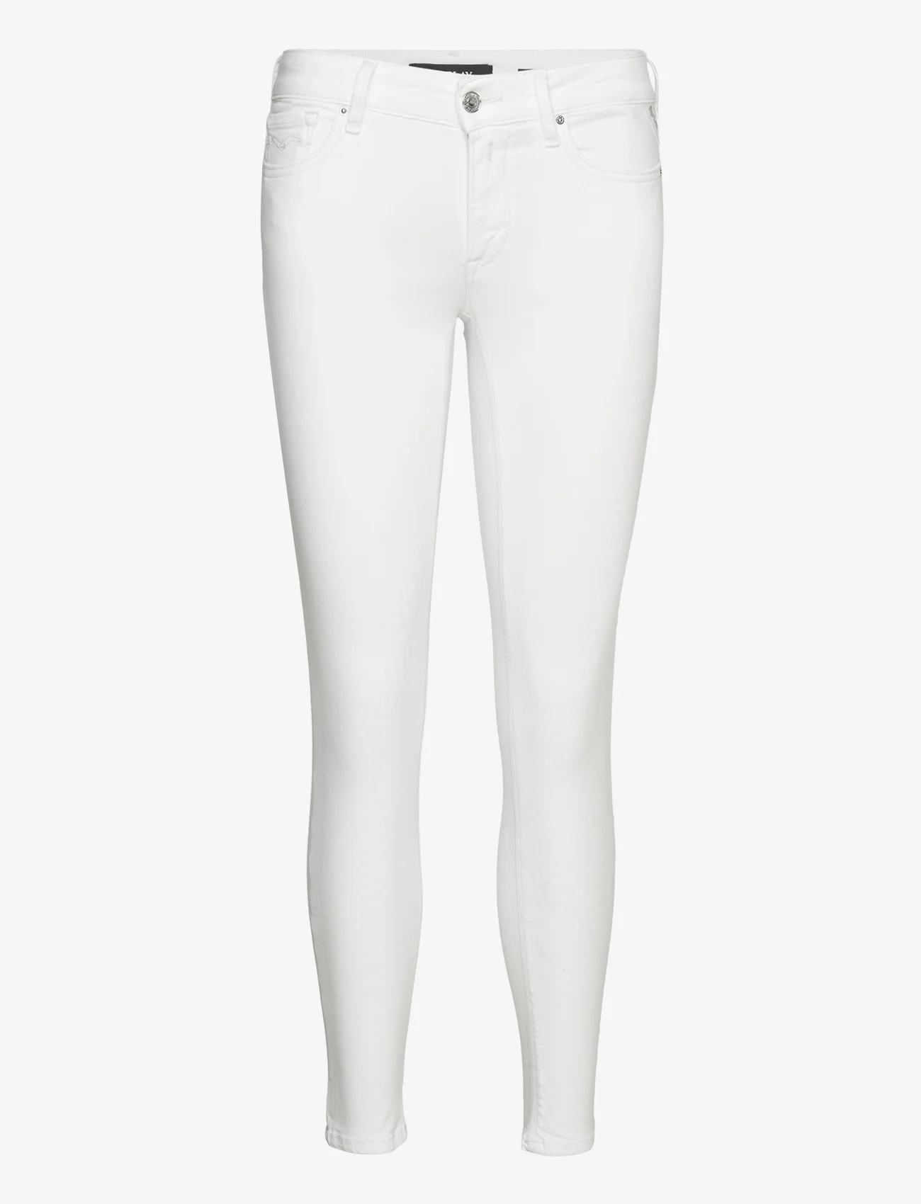 Replay - NEW LUZ Trousers SKINNY Hyperflex Colour XLite - dżinsy skinny fit - white - 0