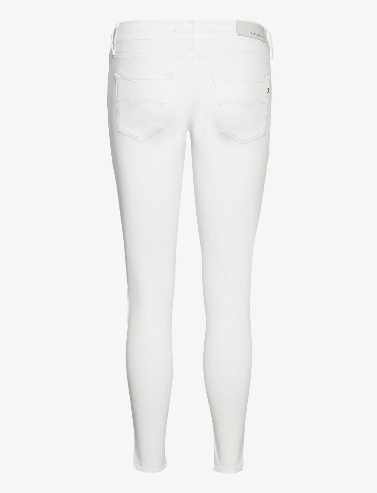 Replay - NEW LUZ Trousers SKINNY Hyperflex Colour XLite - liibuvad teksad - white - 1