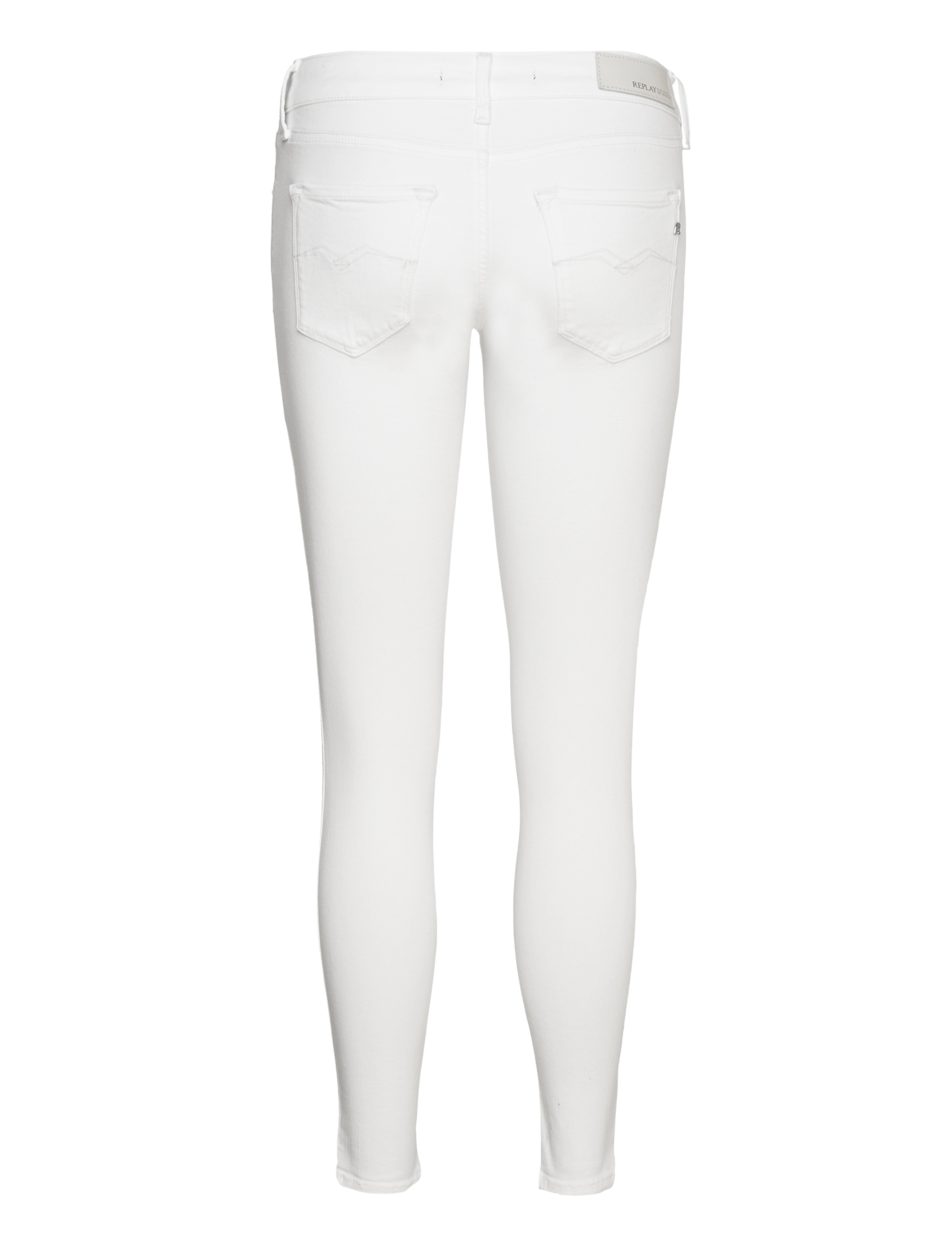 Replay - NEW LUZ Trousers SKINNY Hyperflex Colour XLite - white - 2