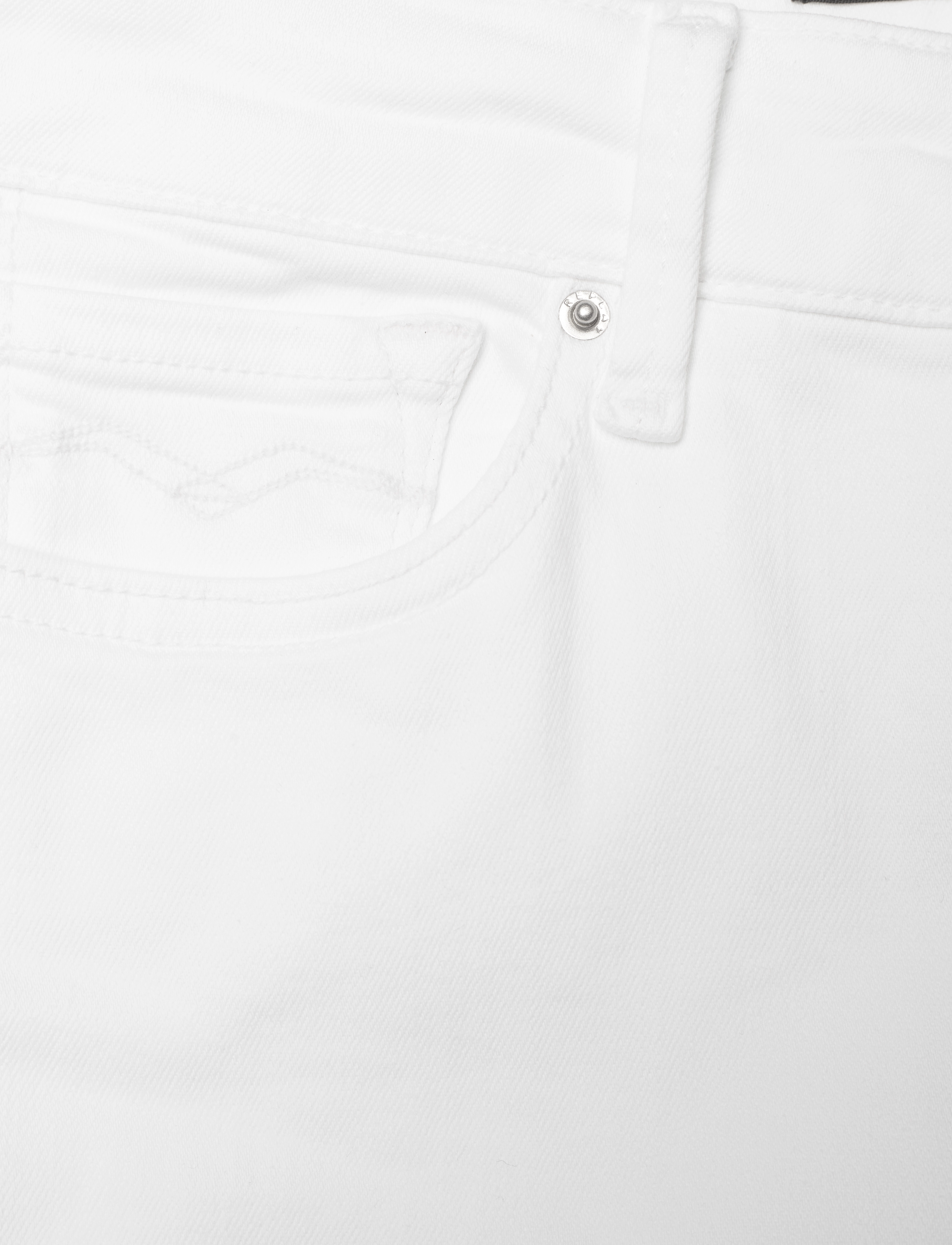 Replay - NEW LUZ Trousers SKINNY Hyperflex Colour XLite - white - 4