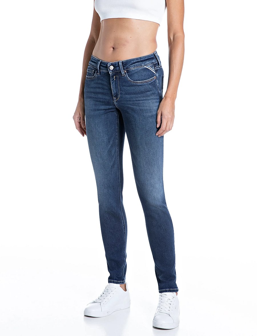 Replay - NEWLUZ Trousers SKINNY - liibuvad teksad - blue - 0
