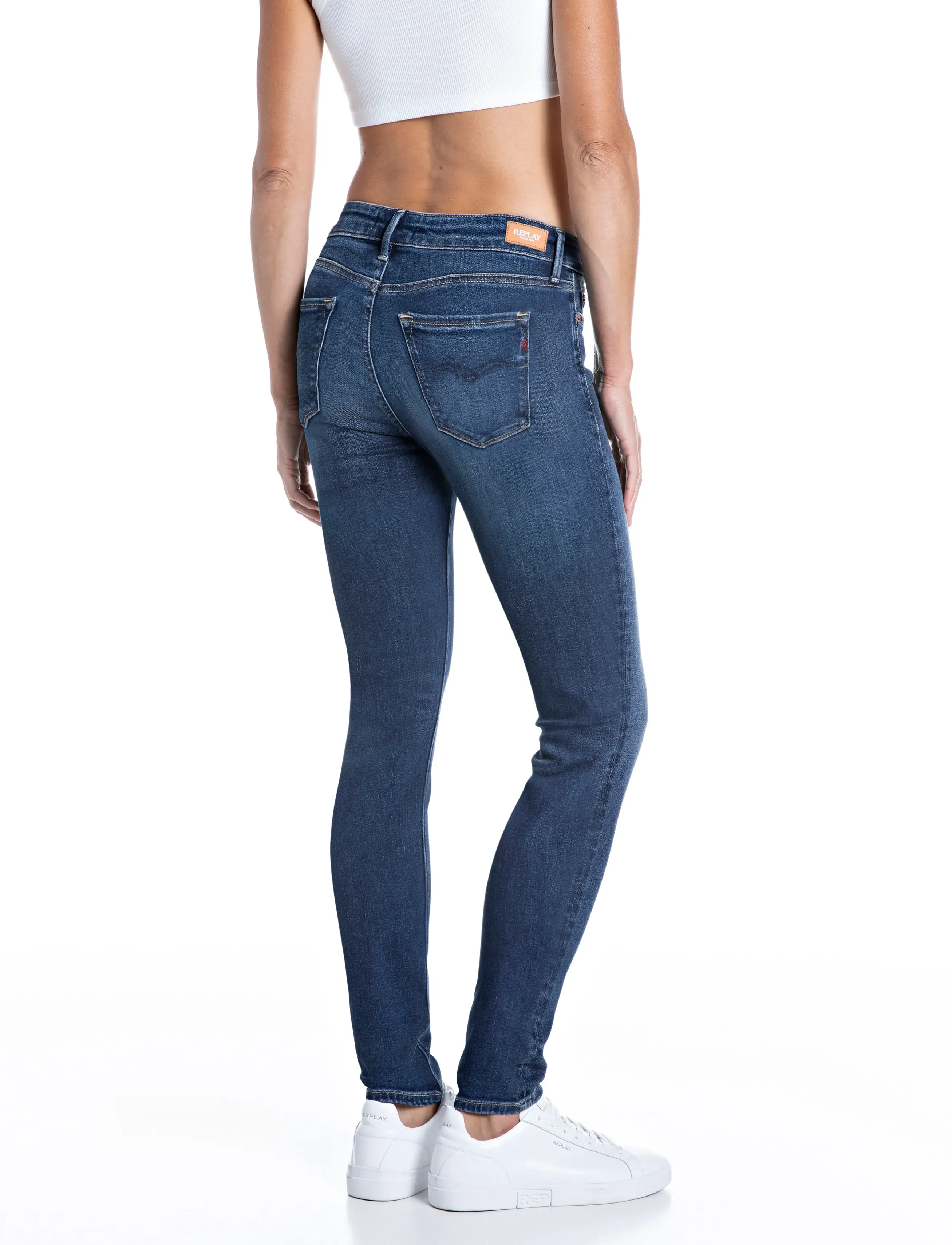 Replay - NEWLUZ Trousers SKINNY - blue - 3