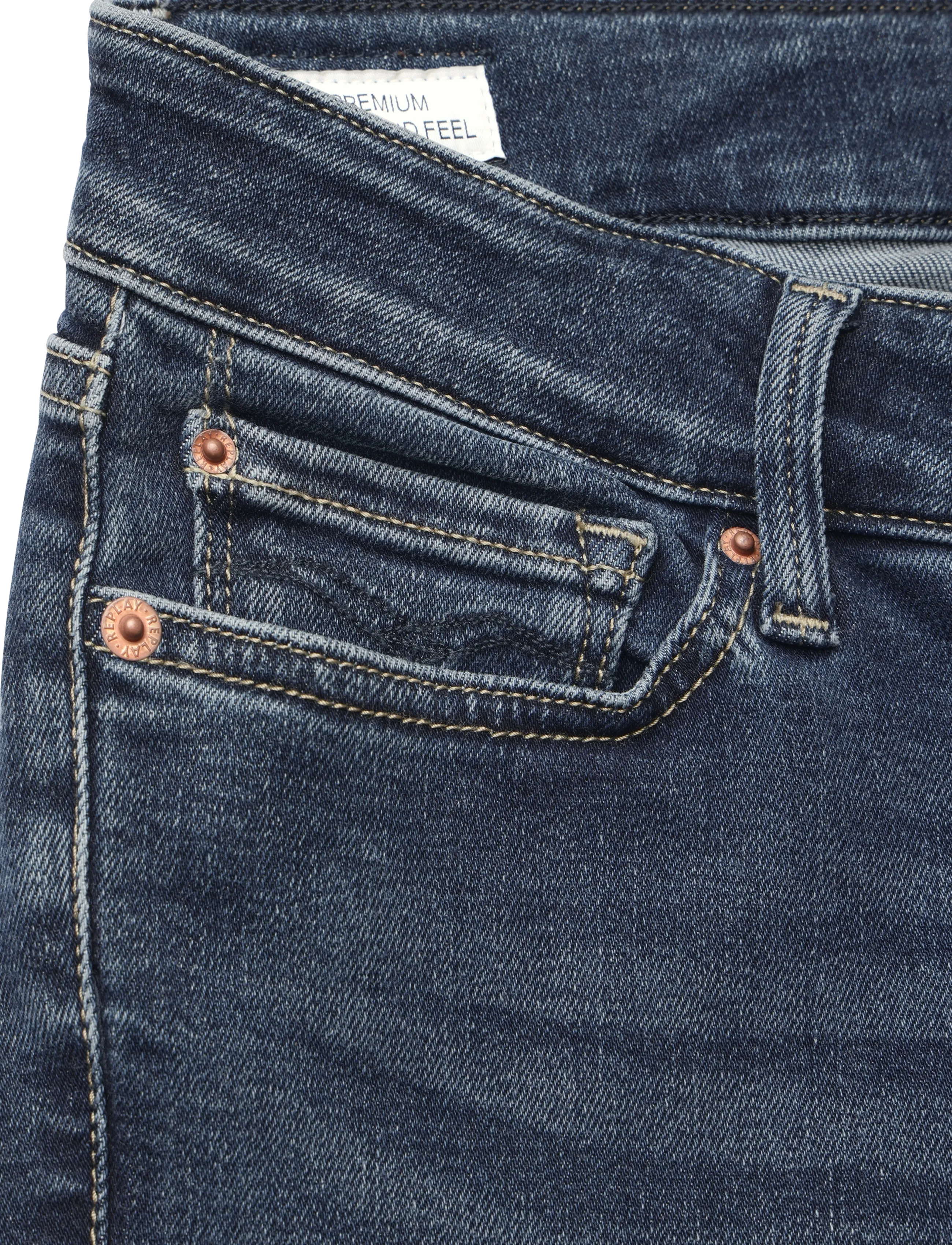 Replay - NEWLUZ Trousers SKINNY - blue - 4