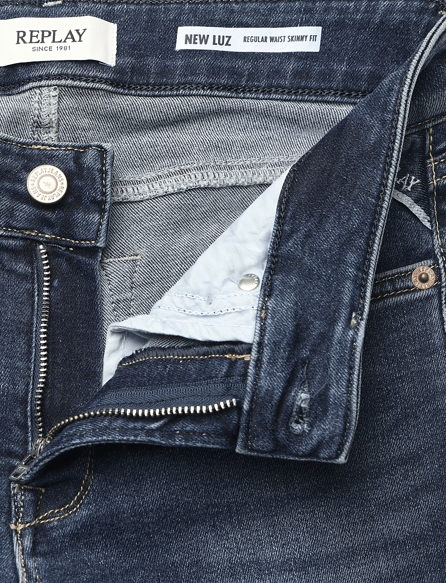 Replay - NEWLUZ Trousers SKINNY - liibuvad teksad - blue - 5