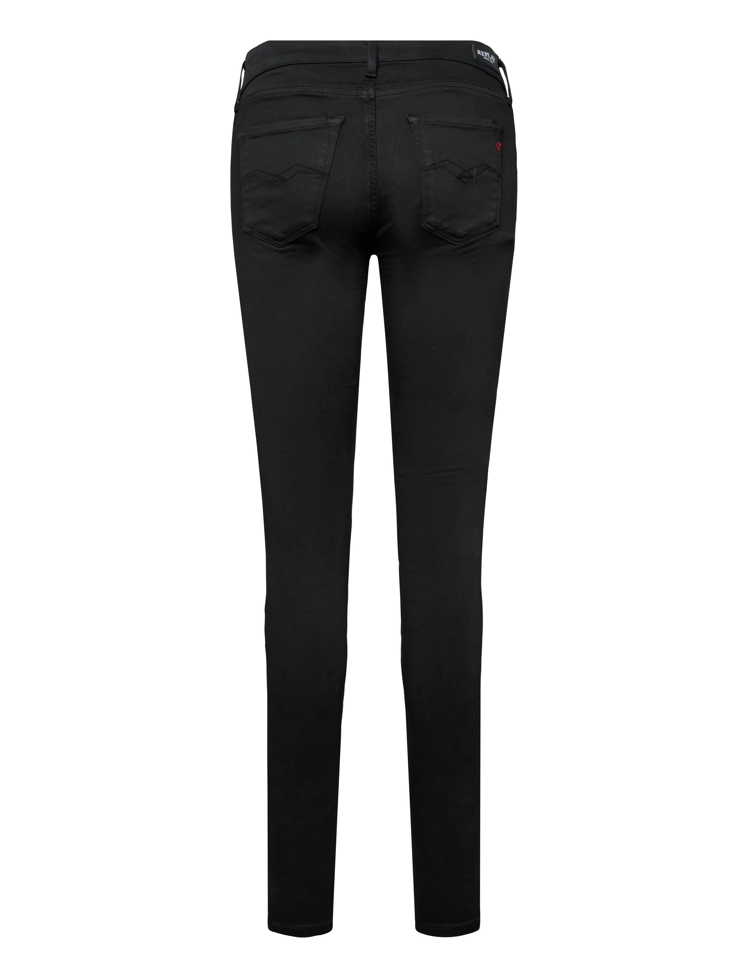 Replay - NEW LUZ Trousers SKINNY Hyperflex Colour XLite - black - 2