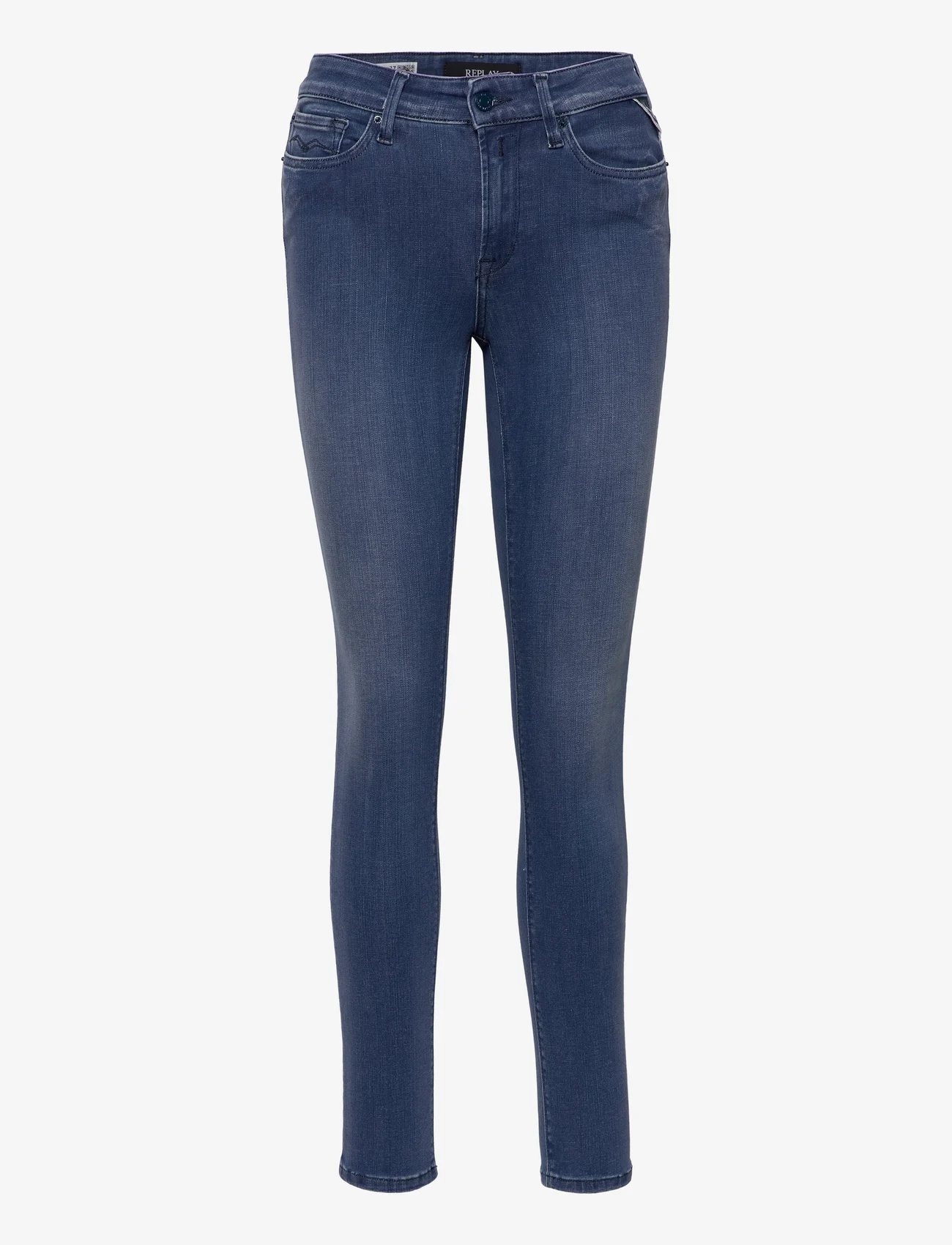 Replay - LUZIEN Trousers Hyperflex Forever Blue - džinsa bikses ar šaurām starām - blue - 0