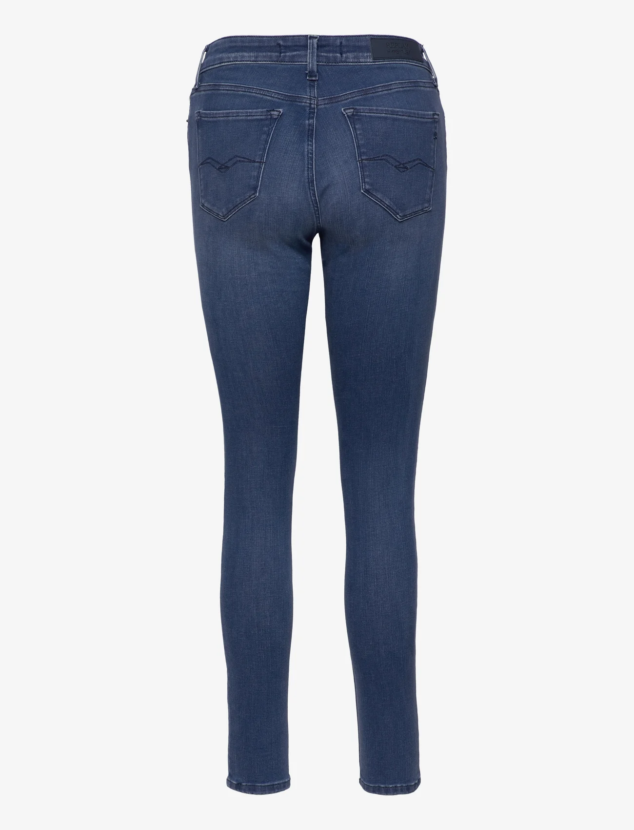 Replay - LUZIEN Trousers Hyperflex Forever Blue - džinsa bikses ar šaurām starām - blue - 1