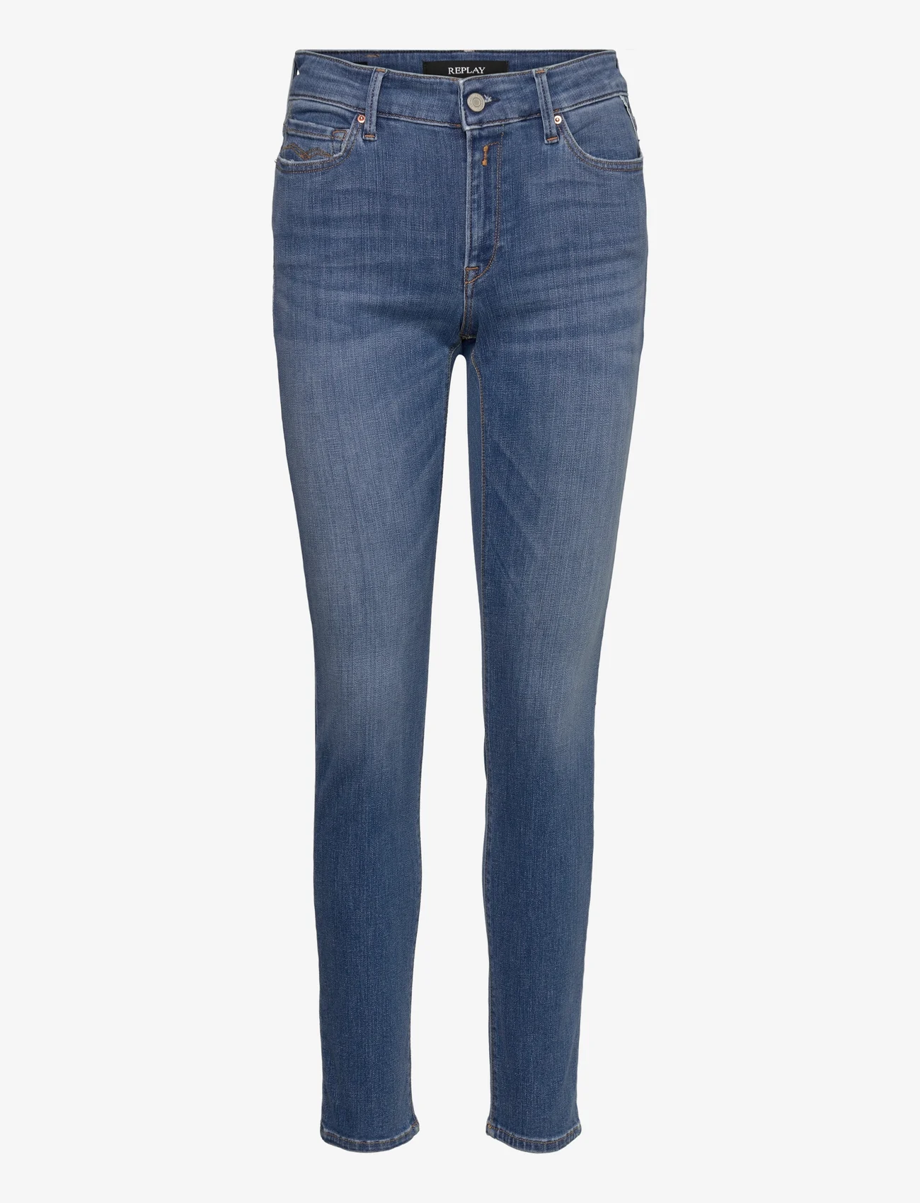 Replay - LUZIEN Trousers SKINNY HIGH WAIST - džinsa bikses ar šaurām starām - blue - 0