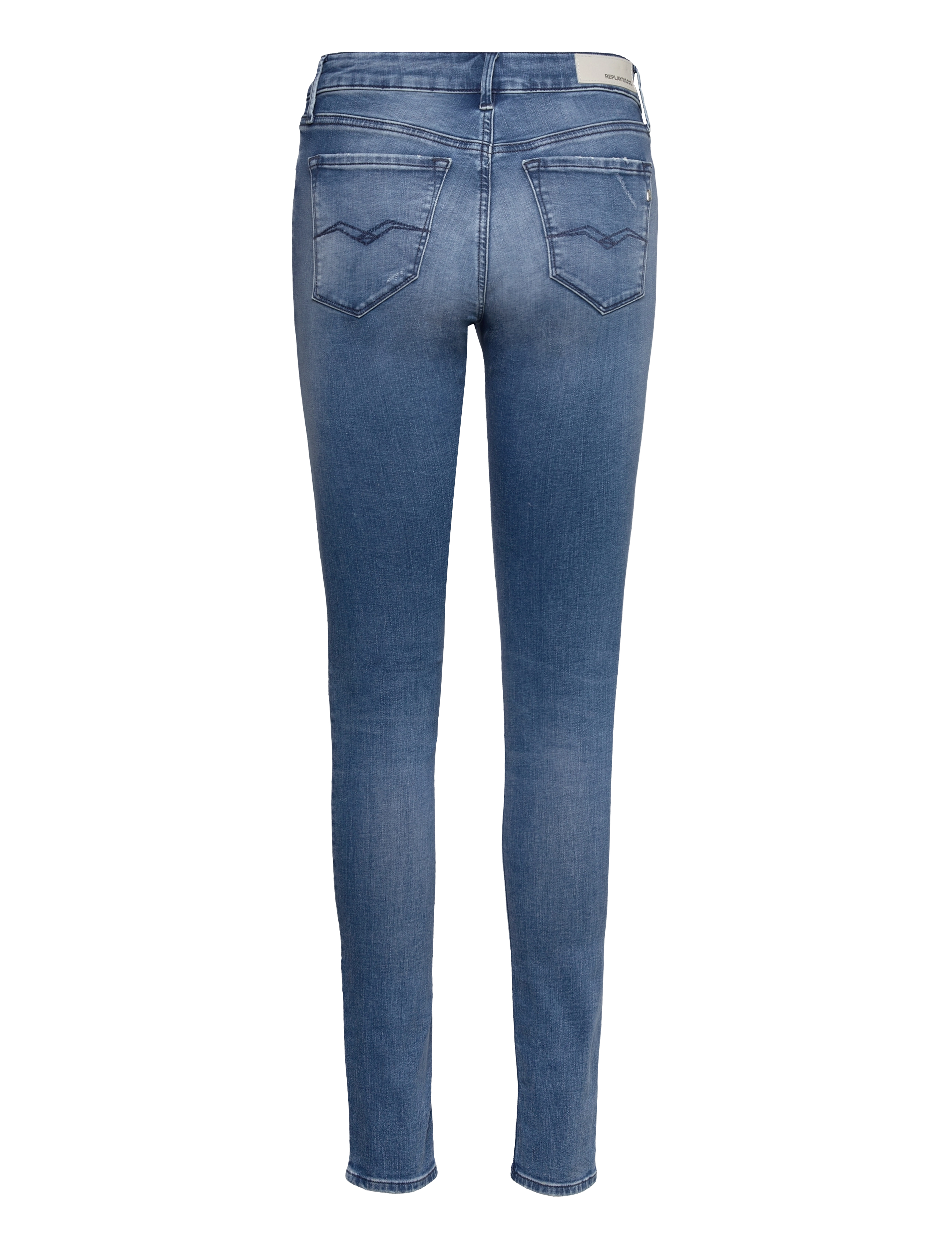 Replay - LUZIEN Trousers SKINNY HIGH WAIST - blue - 1