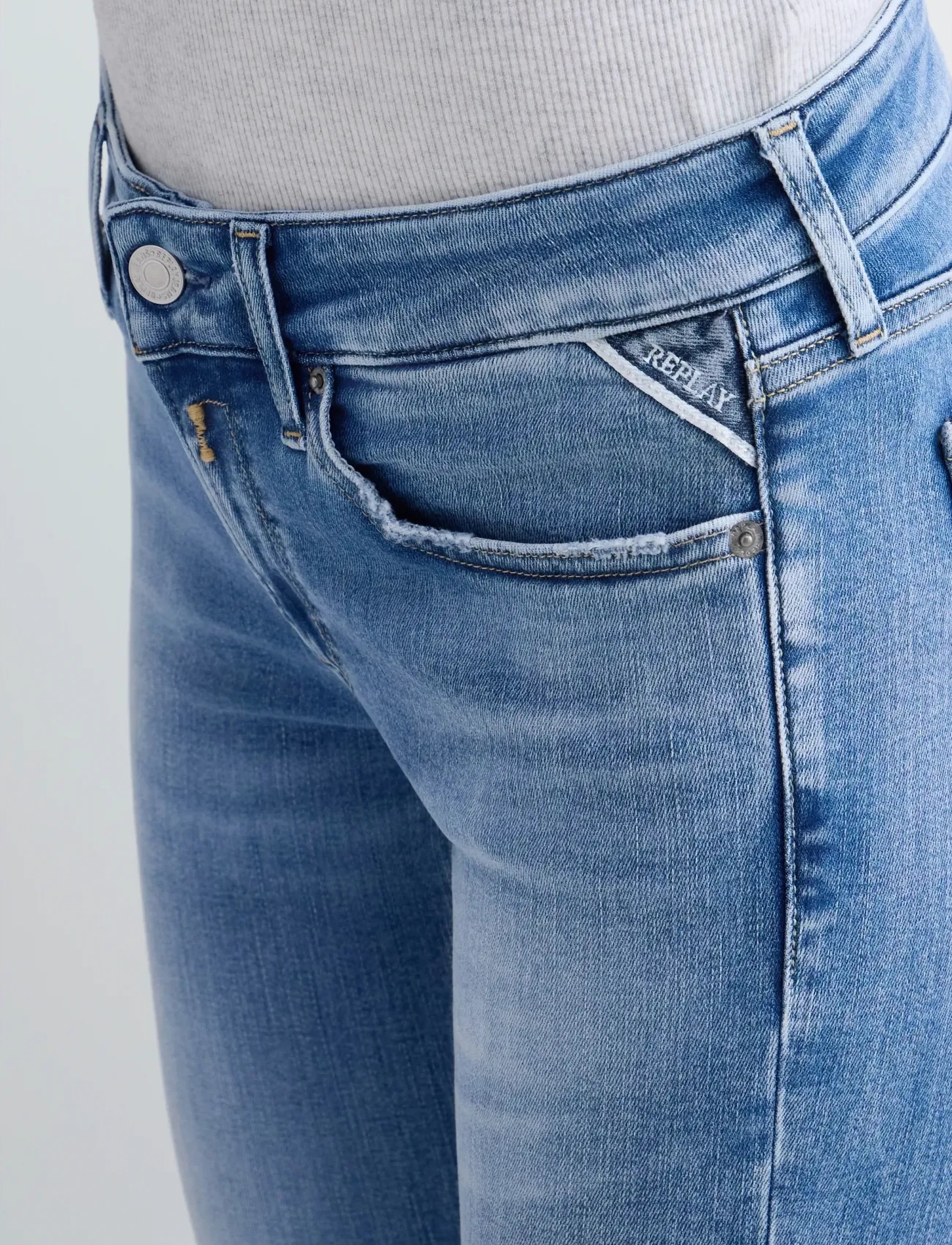 Replay - NEW LUZ BOOTCUT Trousers BOOTCUT - bootcut jeans - dark blue - 4