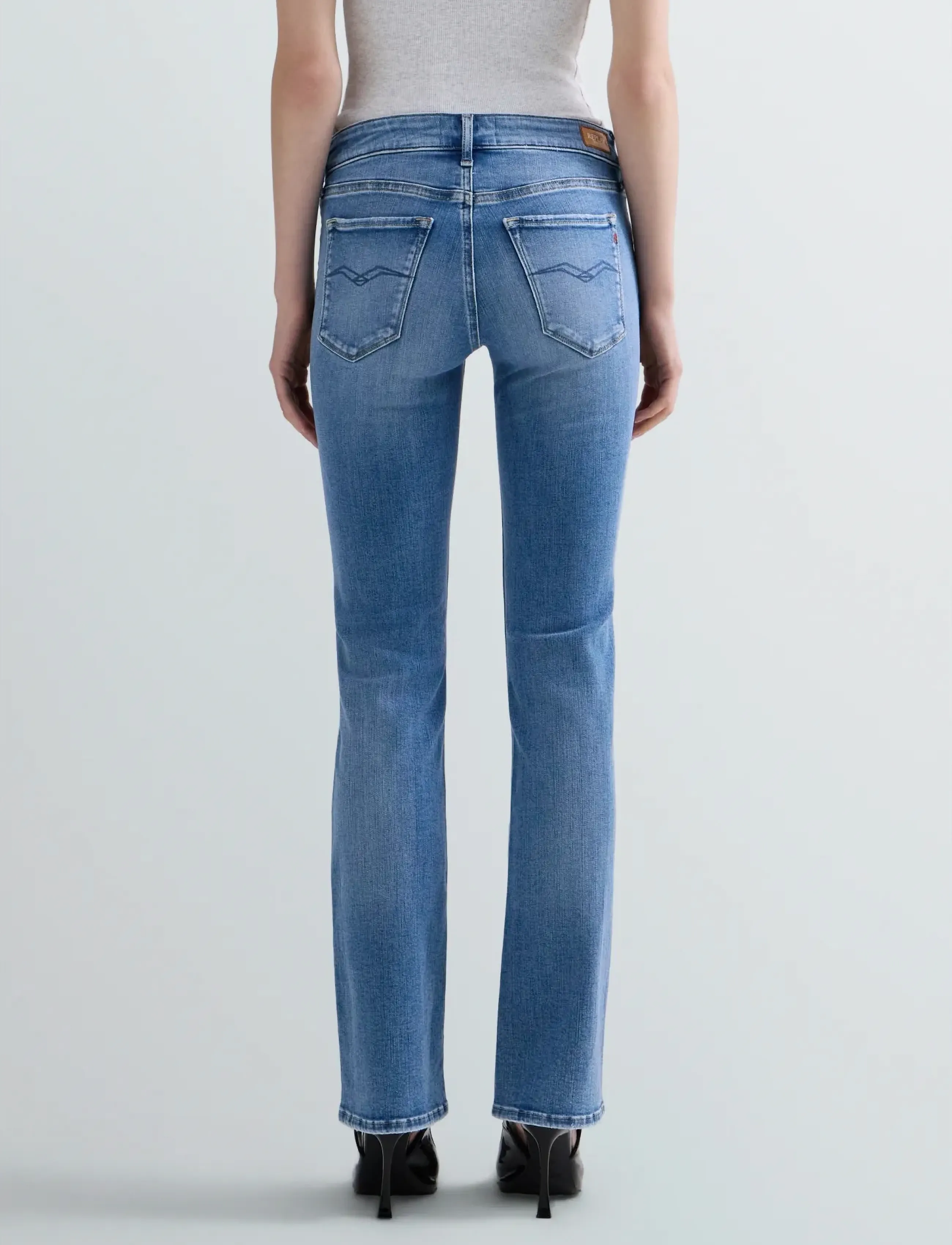 REPLAY New Luz Bootcut Trousers Bootcut bootcut & flared jeans dam – bild 5