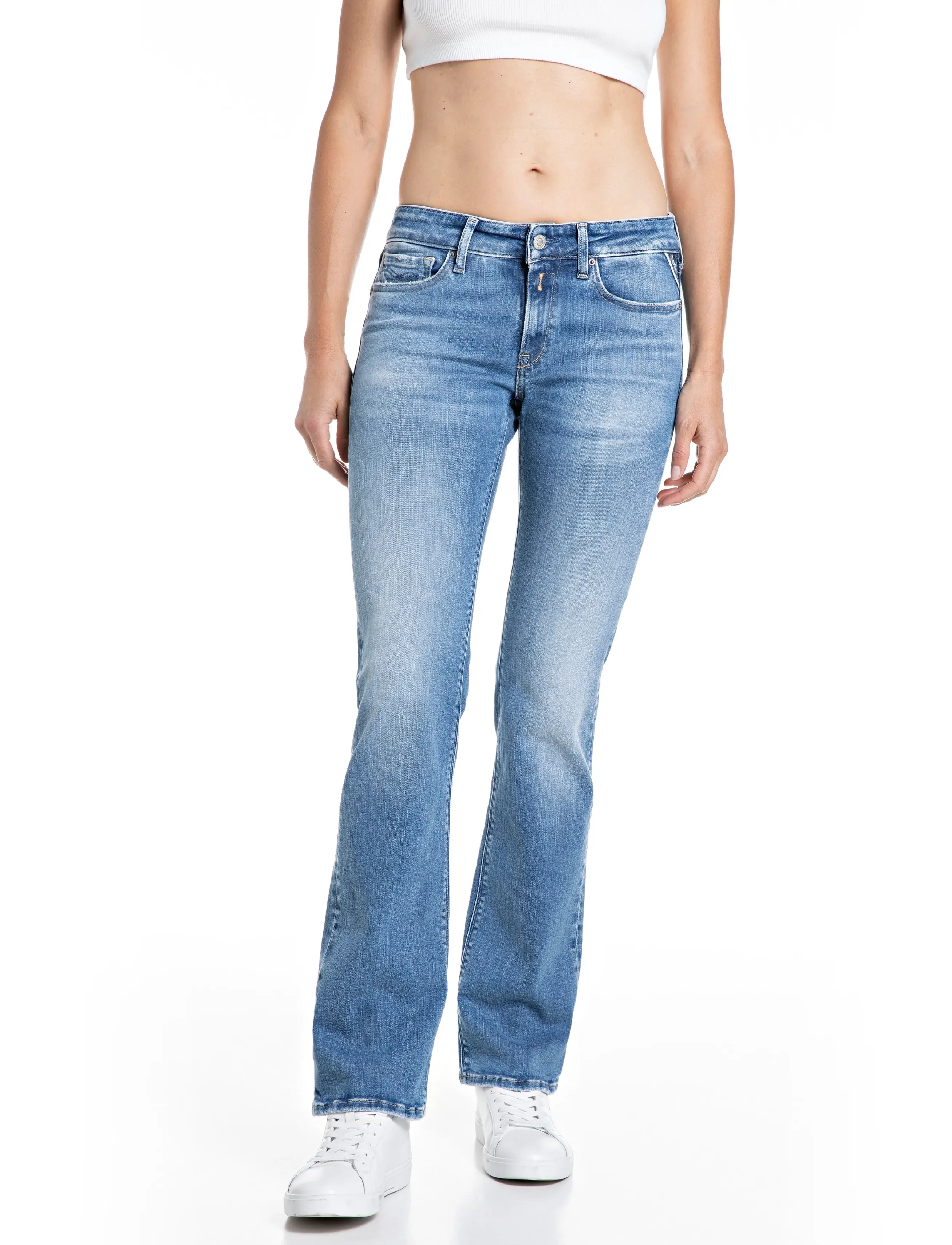 REPLAY New Luz Bootcut Trousers Bootcut bootcut & flared jeans dam – bild 8