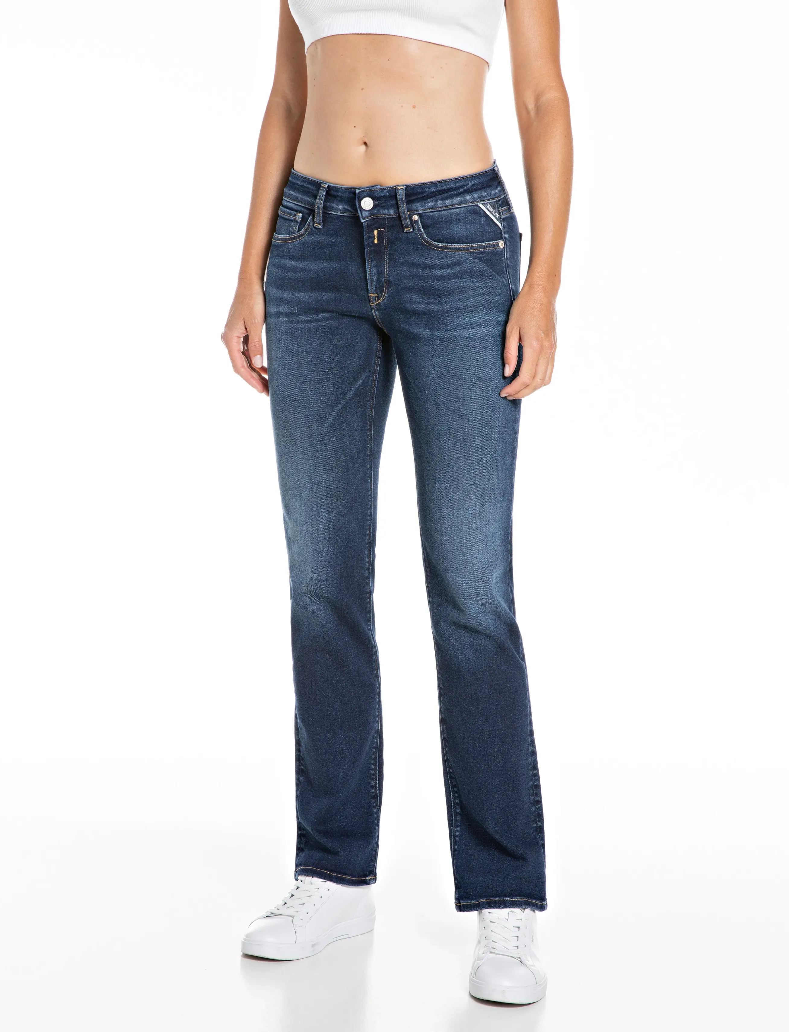 REPLAY New Luz Bootcut Trousers Bootcut cargobyxor dam – bild 9