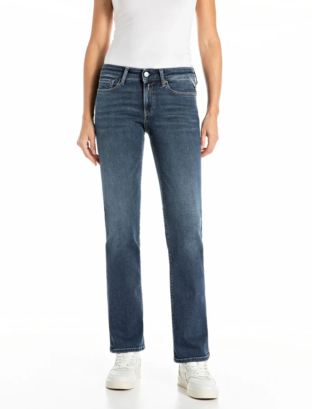 Replay - NEW LUZ BOOTCUT Trousers BOOTCUT - bootcut jeans - blue - 0