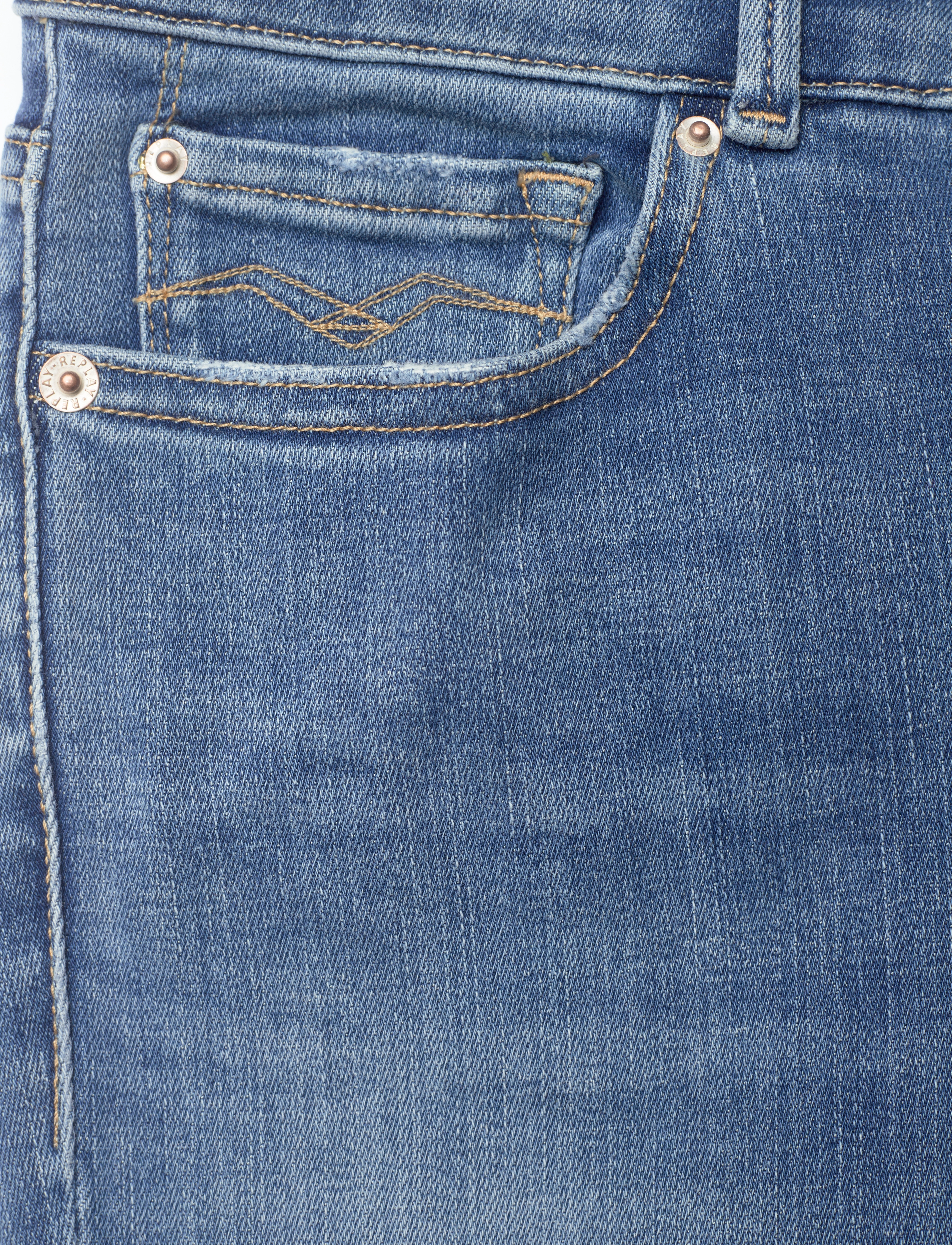 Replay - NEWLUZ FLARE Trousers FLARE - blue - 2
