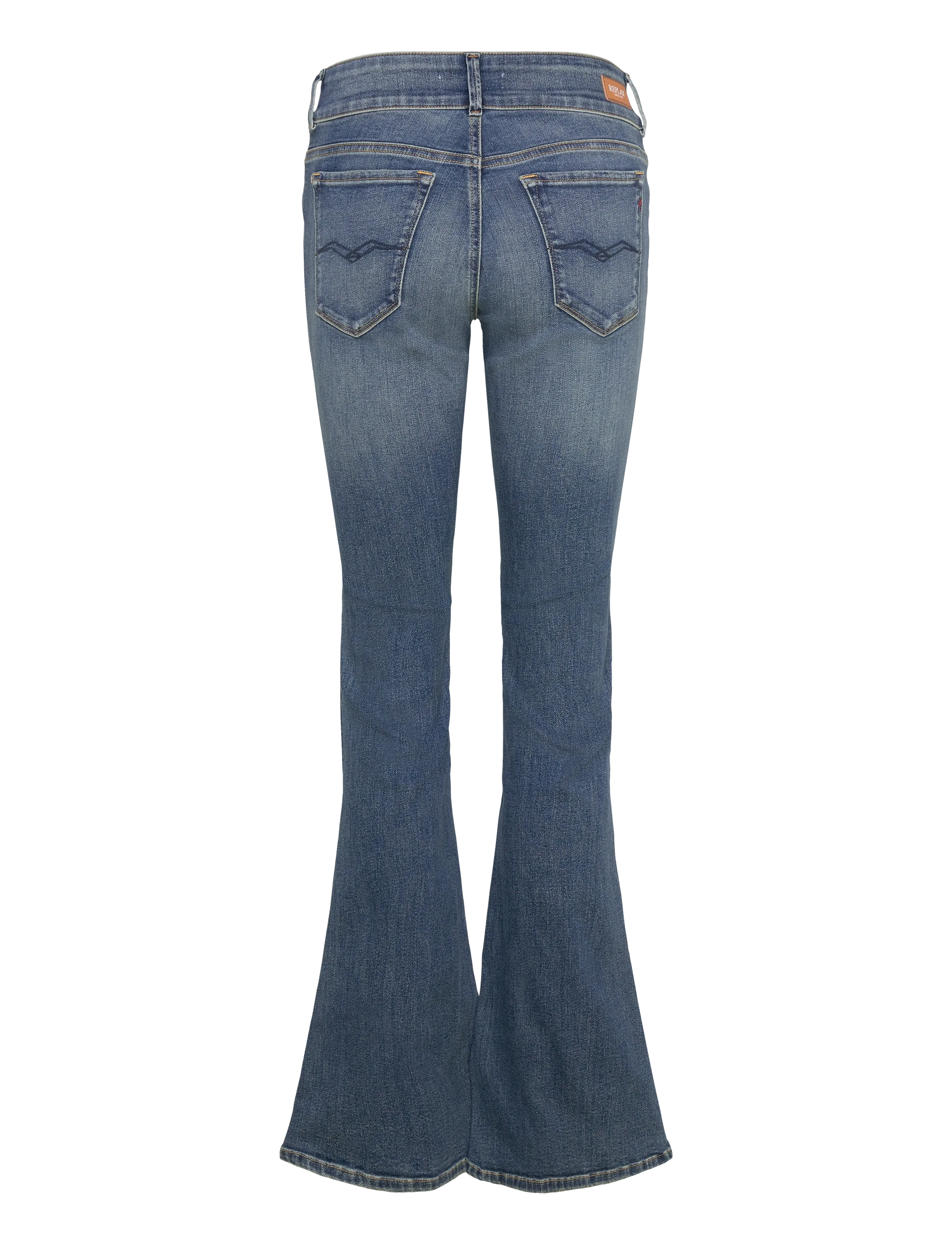 Replay - NEWLUZ FLARE Trousers FLARE - blue - 2