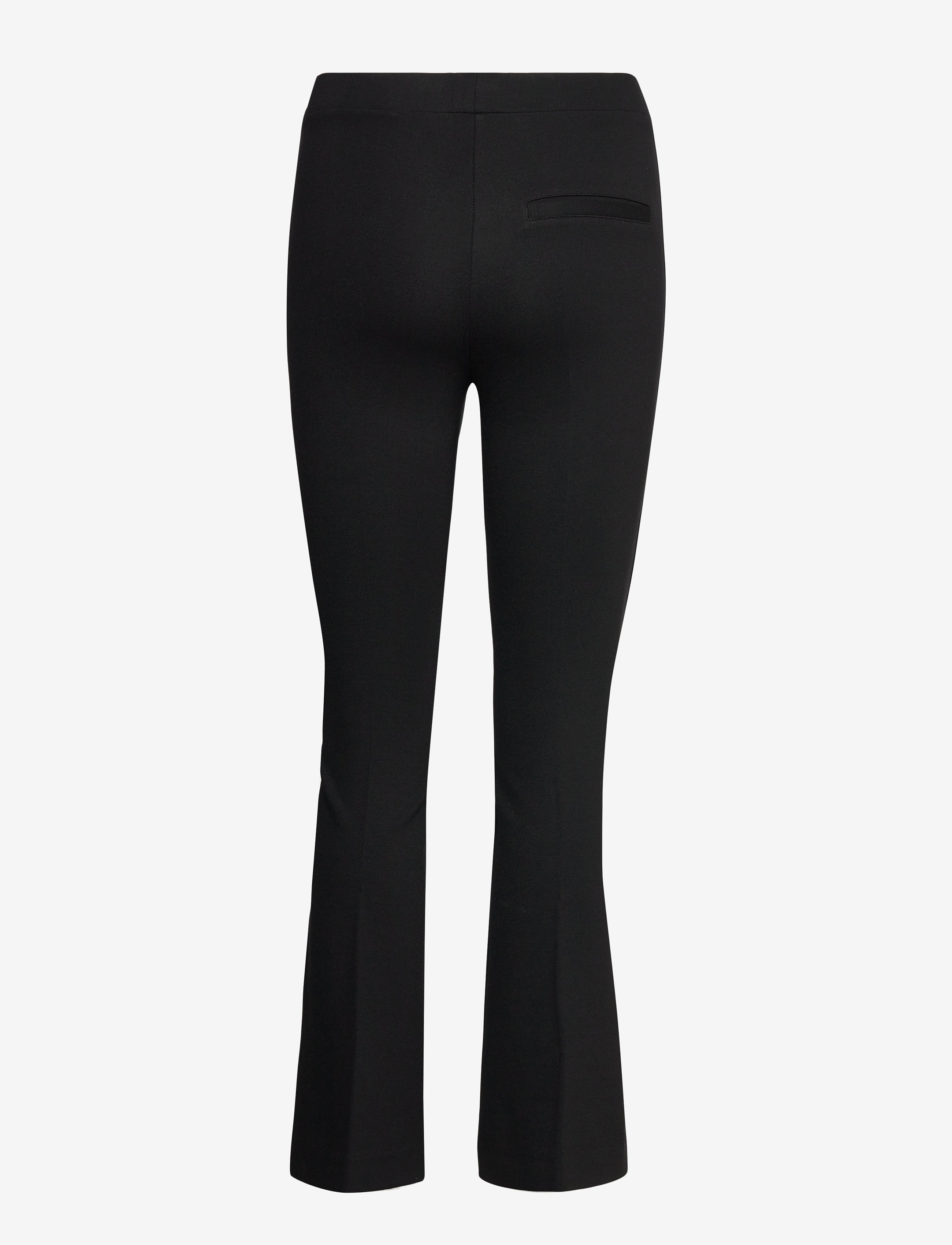 Residus - LANA FLARE PANT - utsvängda byxor - black - 2