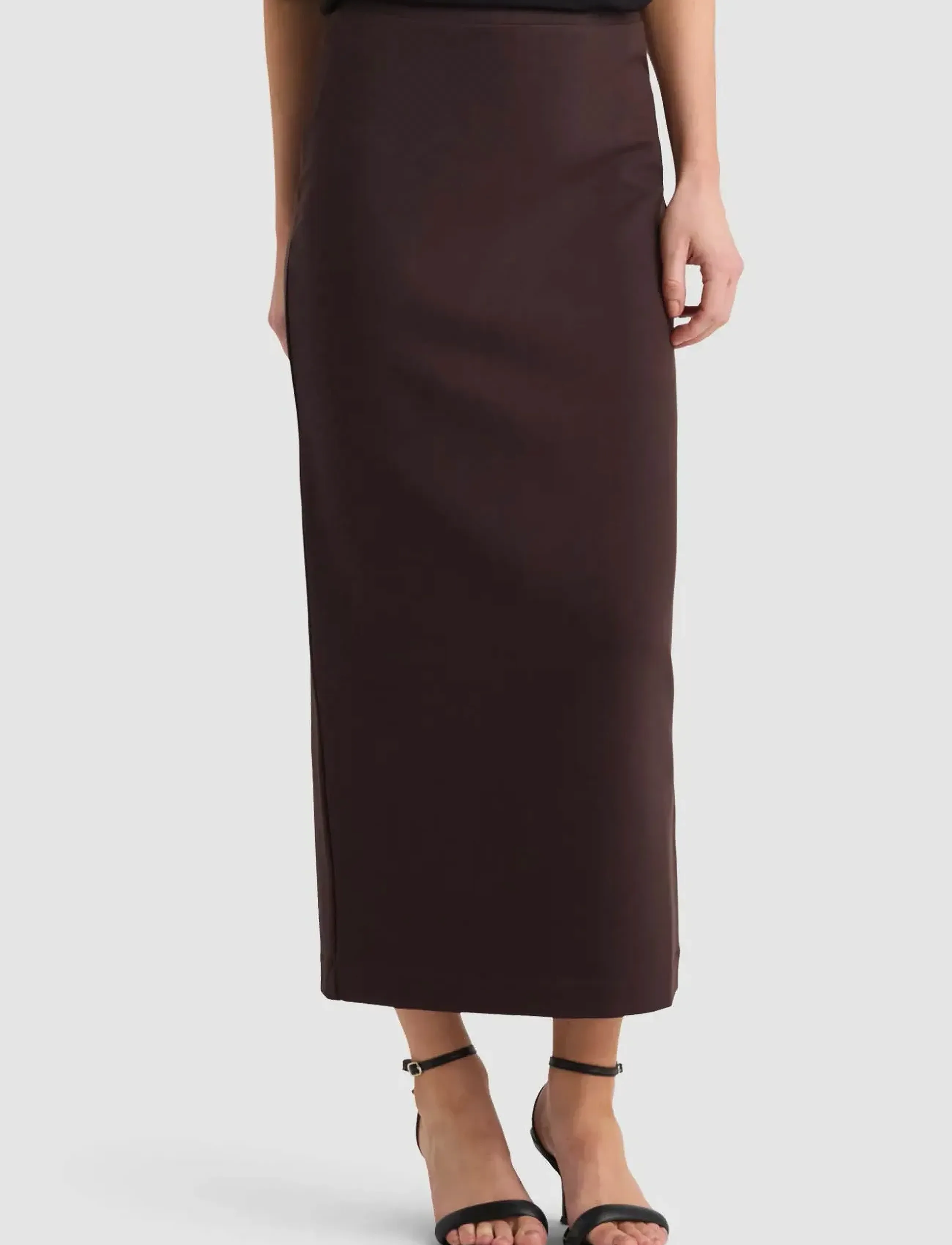Residus - LALA SKIRT - midi skirts - auburn - 3