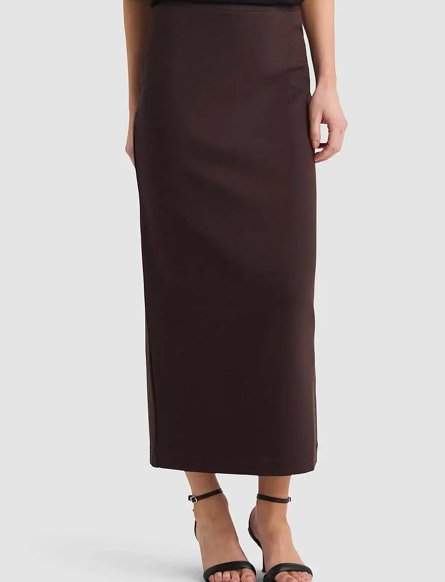 Residus - LALA SKIRT - midi skirts - auburn - 3