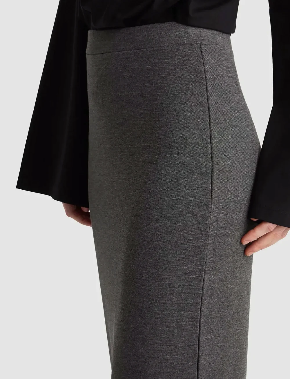 Residus - LALA SKIRT - midi nederdele - graphite melange - 4