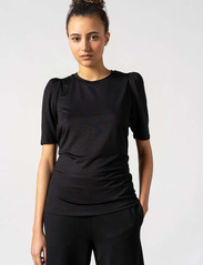 Residus - TU PUFF TOP - t-shirts - black - 2