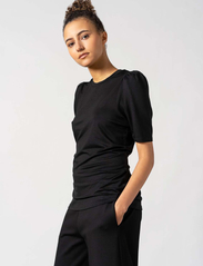 Residus - TU PUFF TOP - t-shirt & tops - black - 4