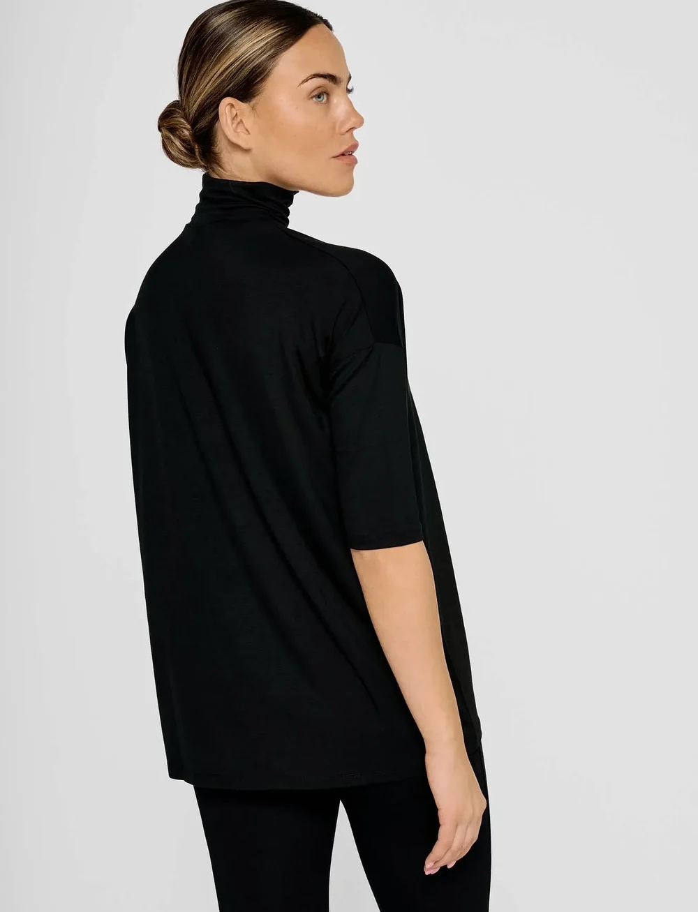 Residus - TOMASINE TURTLENECK - t-shirts - black - 3