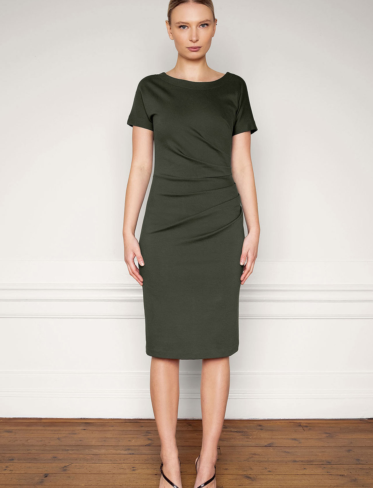 Residus - OFELIA ORG COTTON DRESS - ink green - 3