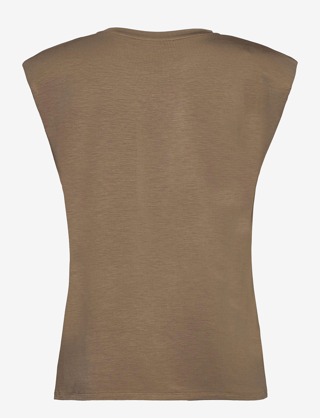 Residus - Tone Tencel Shoulder Pad Top - mole - 1