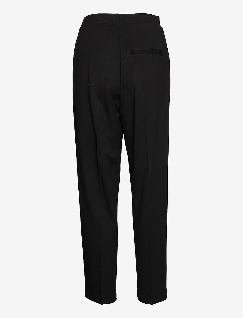 Residus - LEE PLEAT PANT - bukser med lige ben - black - 2