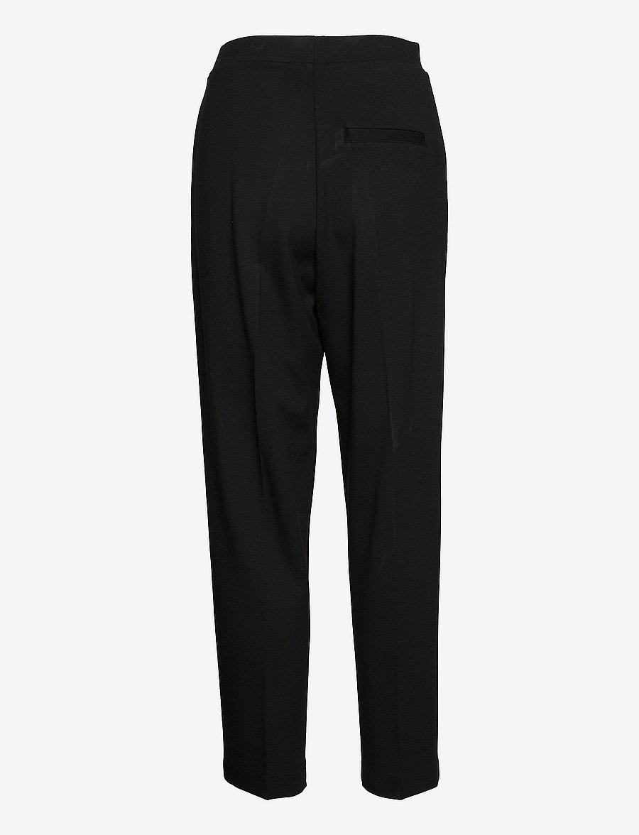 Residus - LEE PLEAT PANT - straight leg trousers - black - 2