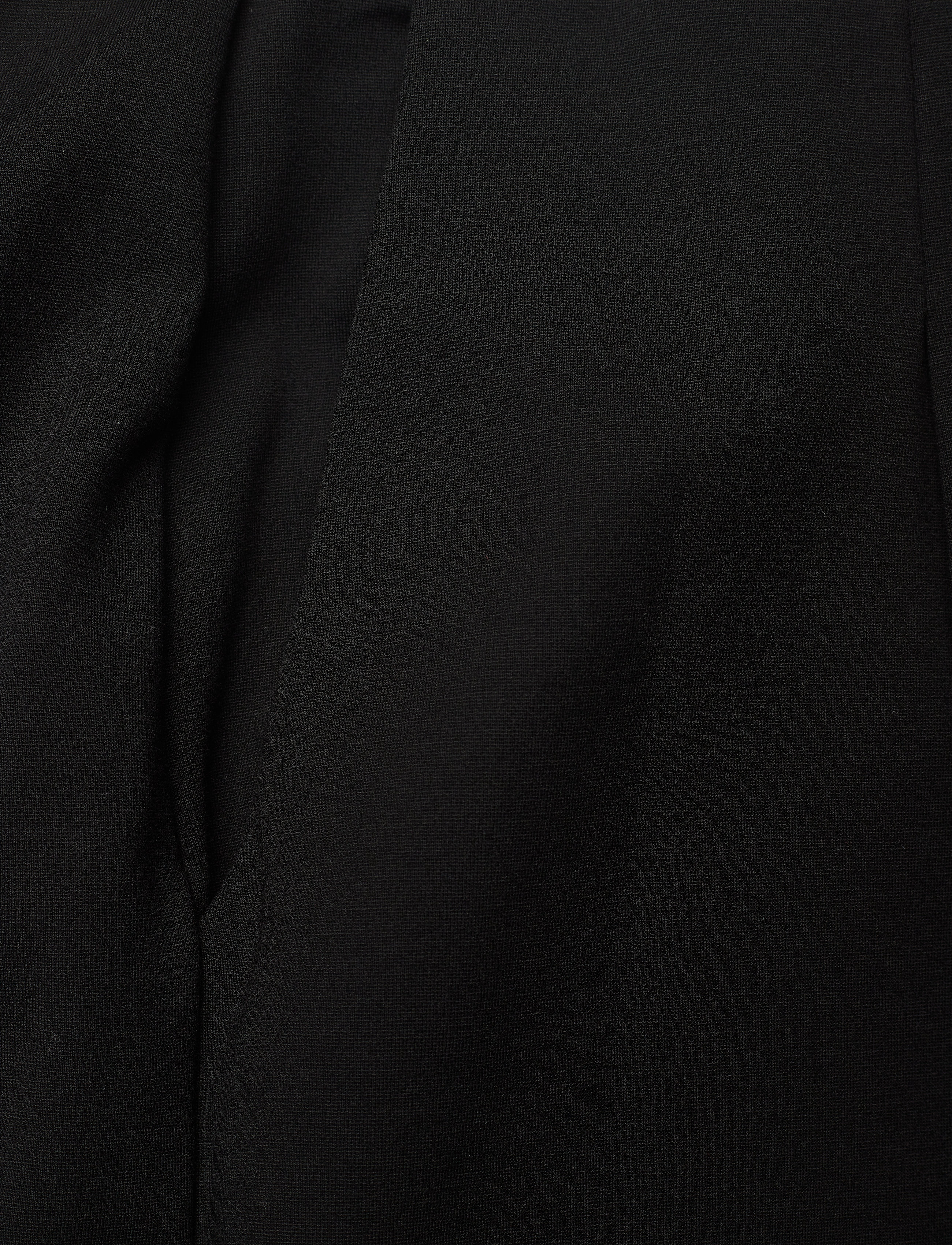 Residus - LEE PLEAT PANT - hose mit geradem bein - black - 5