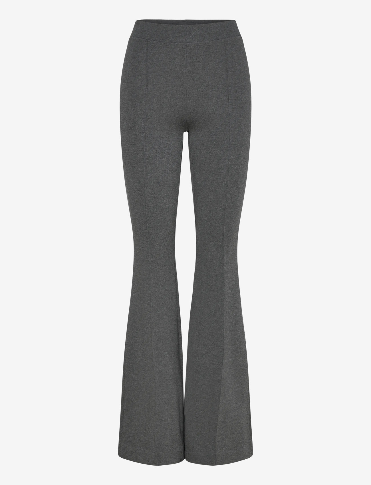 Residus - LINDY PANTS - flare bukser - graphite melange - 1