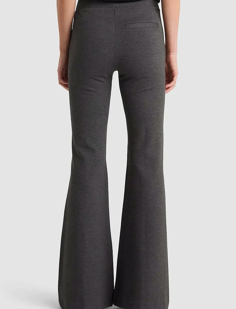 Residus - LINDY PANTS - flare bukser - graphite melange - 3