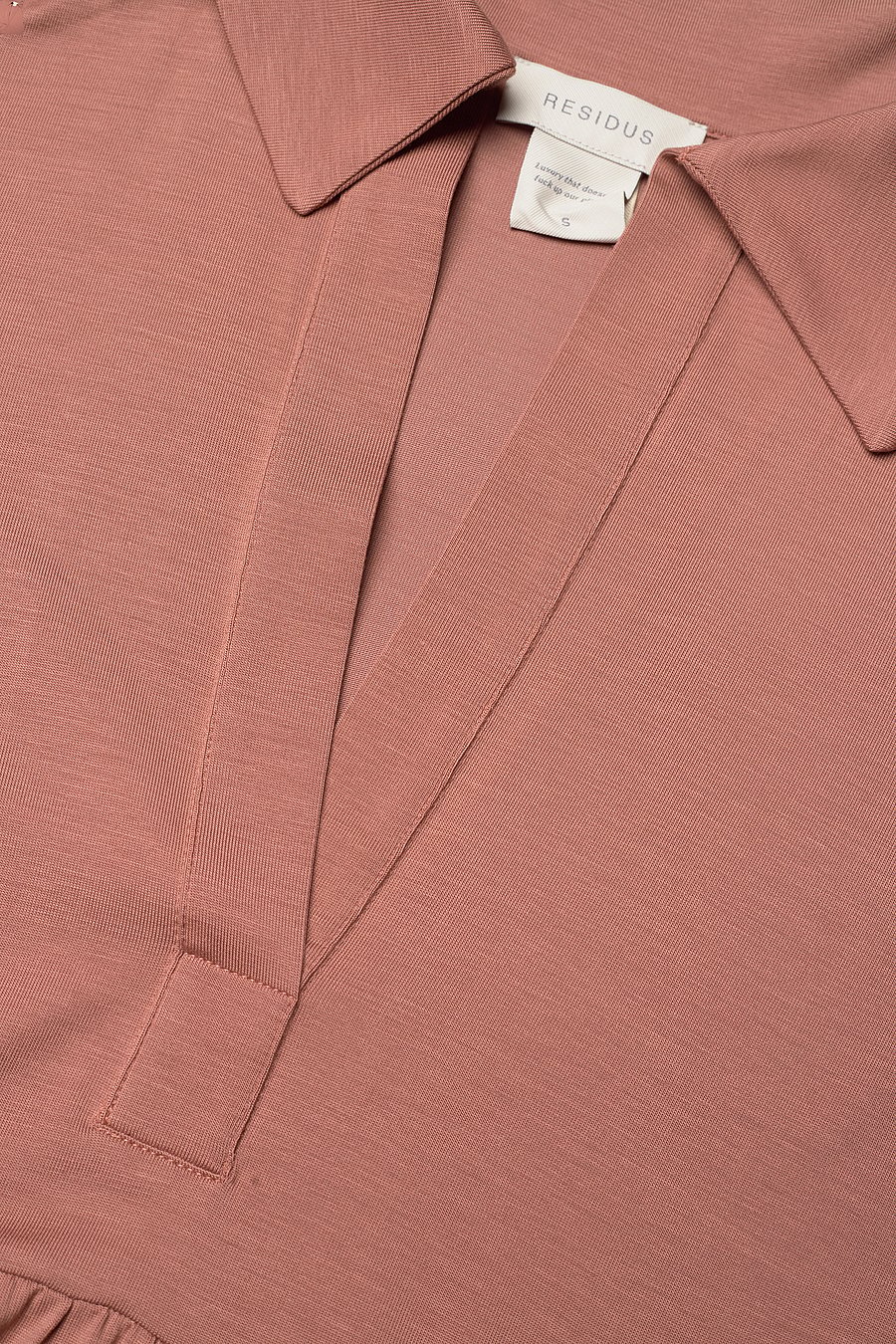 Residus - Toto Collar Dress - skjortekjoler - russet - 4