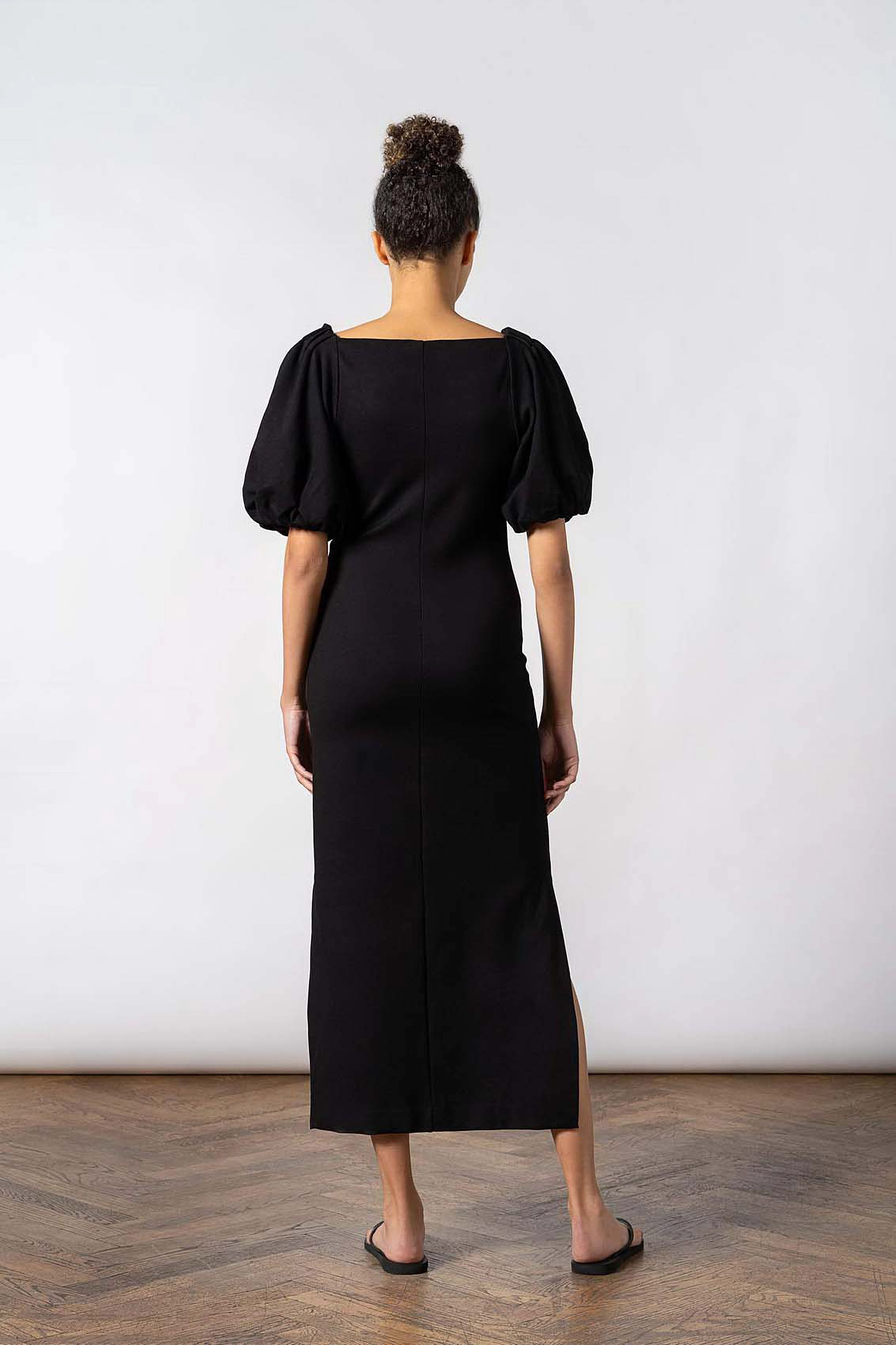 Residus - EMAHOY MIDI DRESS - black - 3