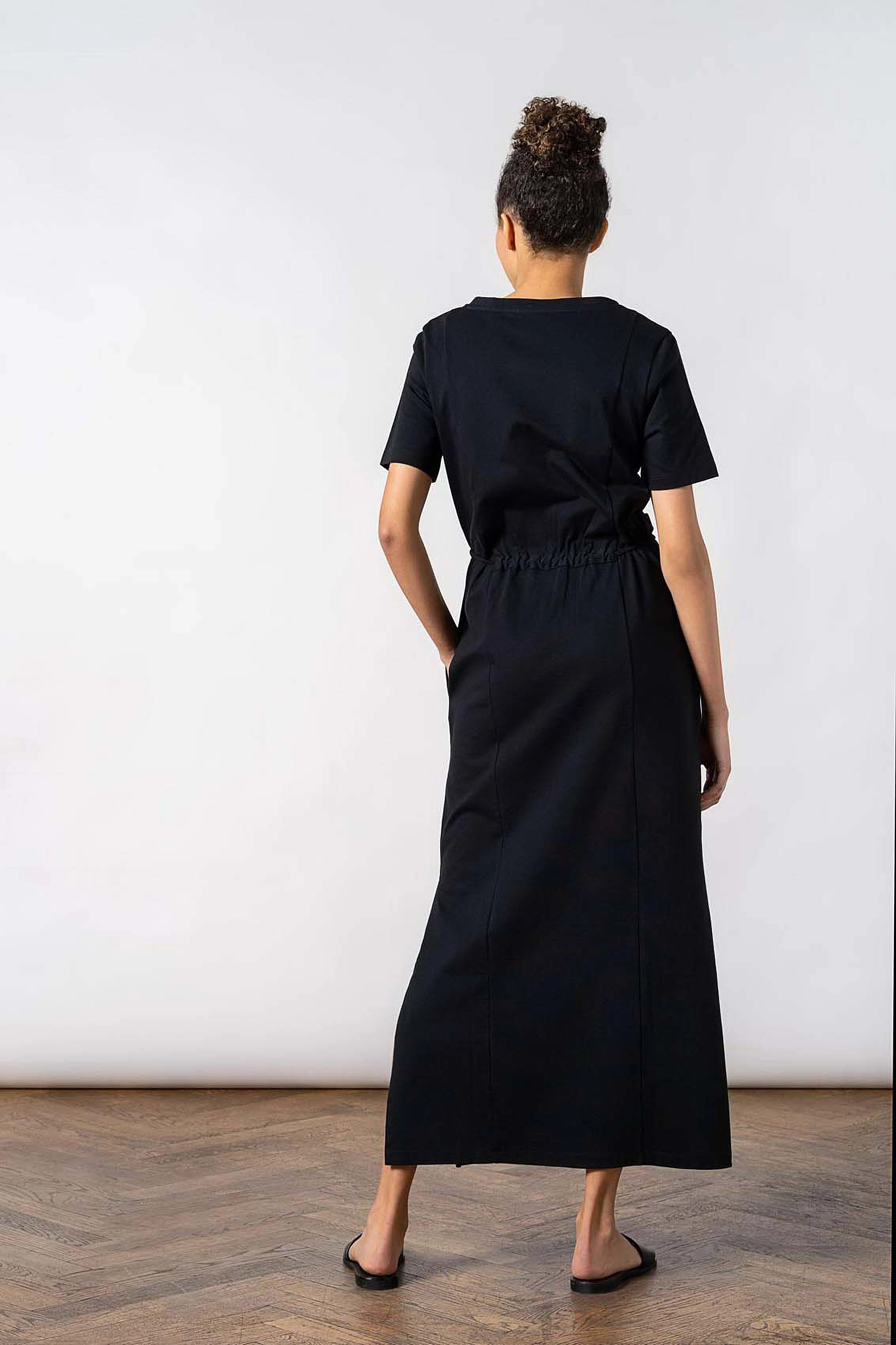 Residus - ORIKA MAXI TEE DRESS - black - 4