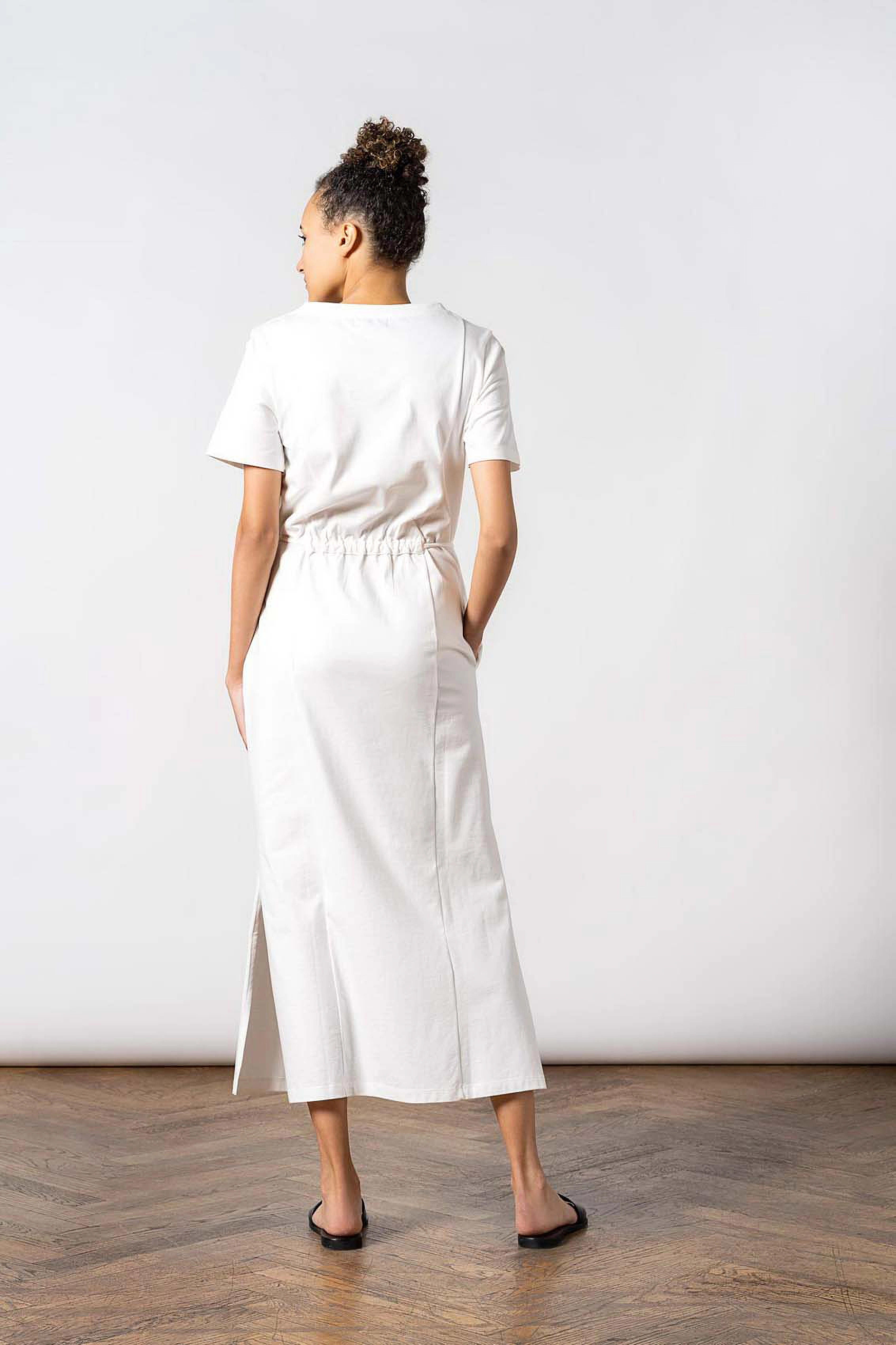 Residus - ORIKA MAXI TEE DRESS - cloud white - 3