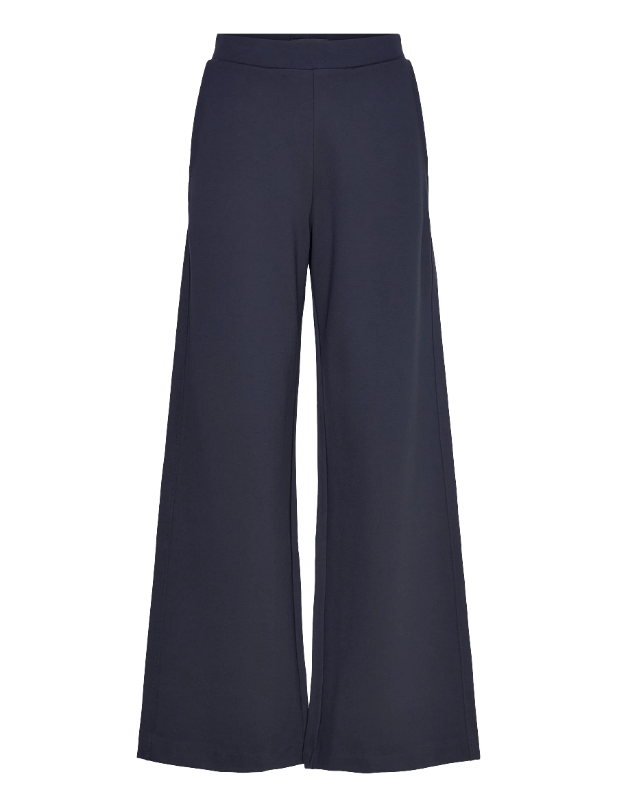 Residus - LEIA WIDE PANT - laia säärega püksid - midnight - 0