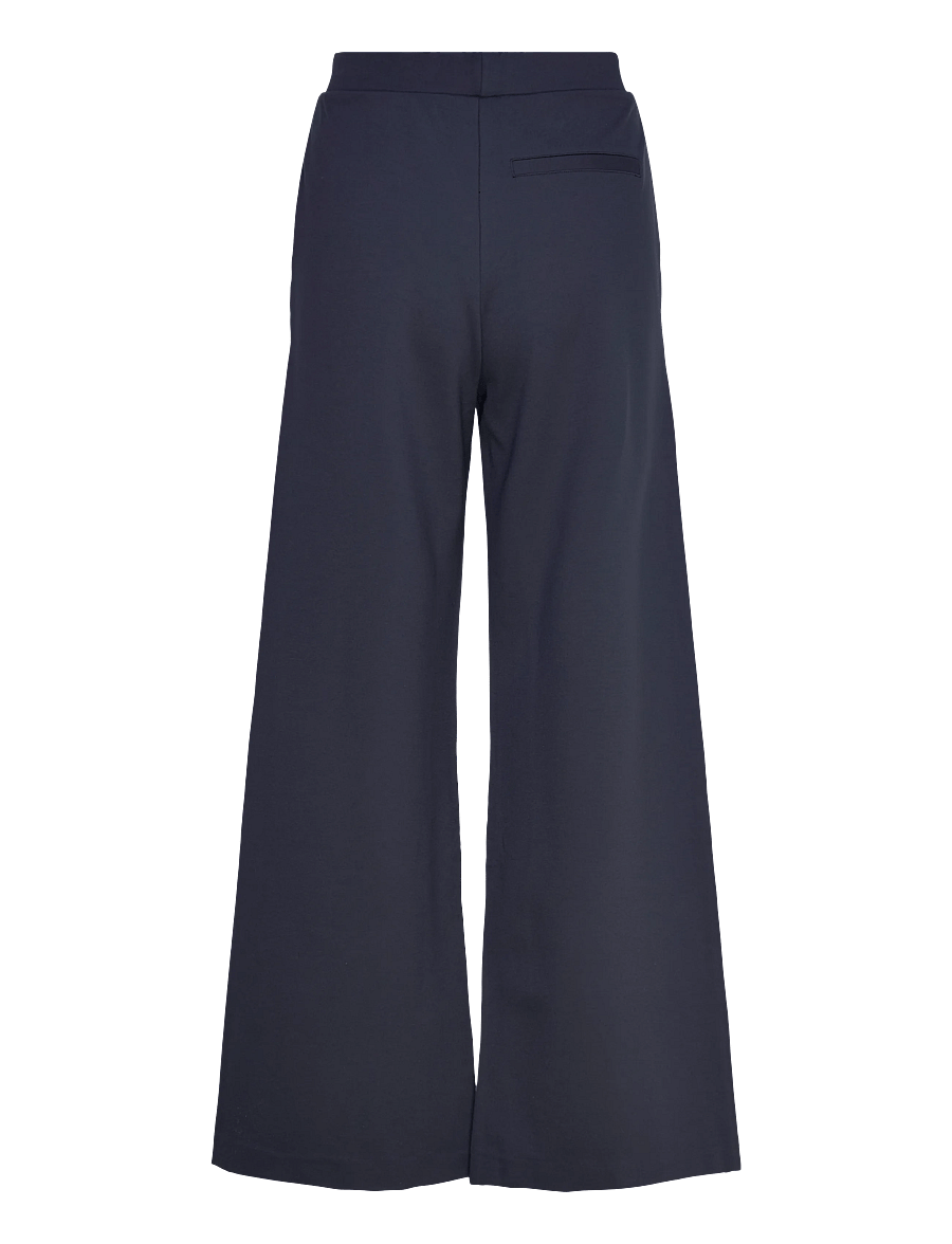 Residus - LEIA WIDE PANT - laia säärega püksid - midnight - 1