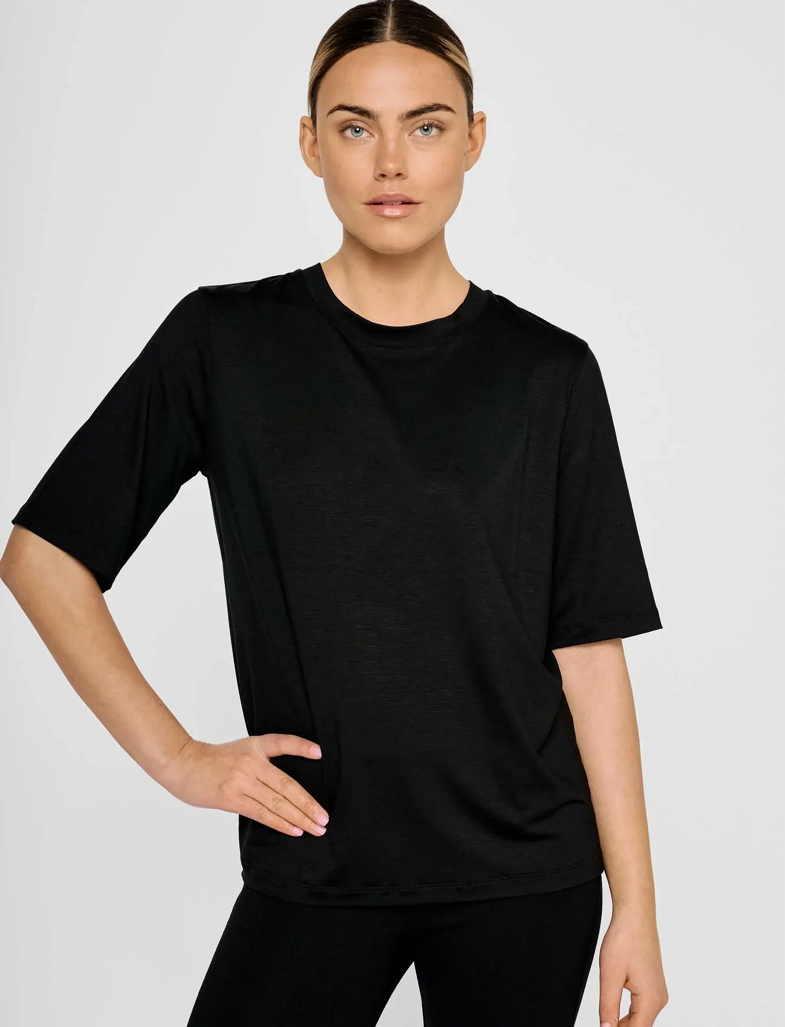 Residus BOTTAS TEE - T-shirts - BLACK / black