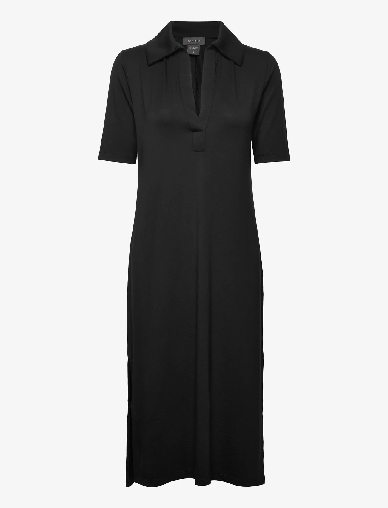 Residus - TOBEI DRESS - knitted dresses - black - 0
