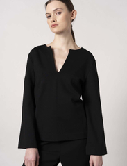 Residus - EMORY TOP - short-sleeved blouses - black - 2