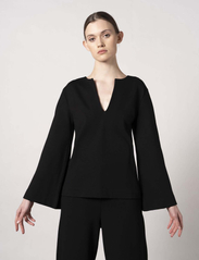 Residus - EMORY TOP - short-sleeved blouses - black - 4