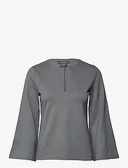 Residus - EMORY TOP - short-sleeved blouses - stone blue - 0
