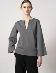 Residus - EMORY TOP - short-sleeved blouses - stone blue - 4