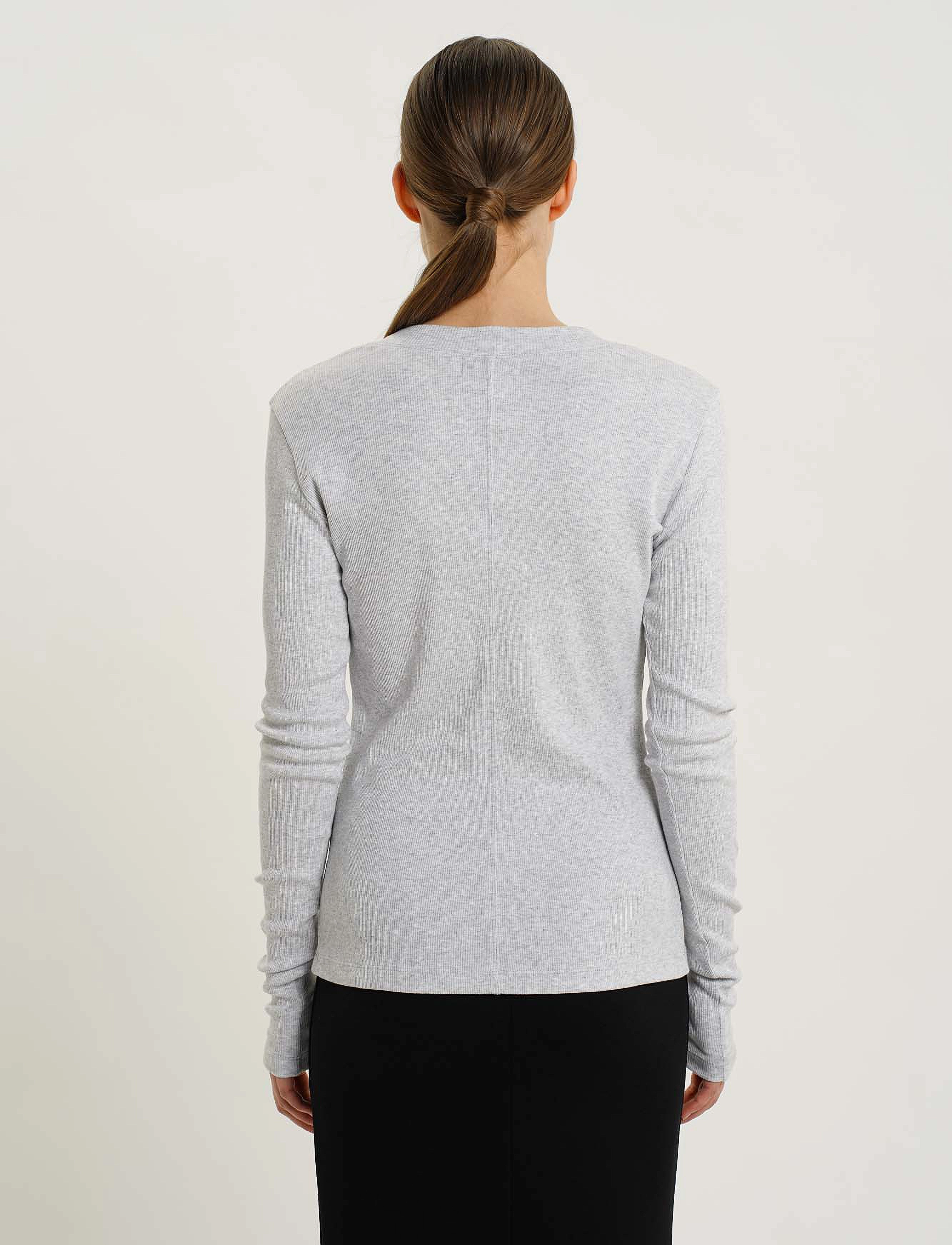 Residus - OTTAWA TOP - långärmade toppar - grey melange - 4