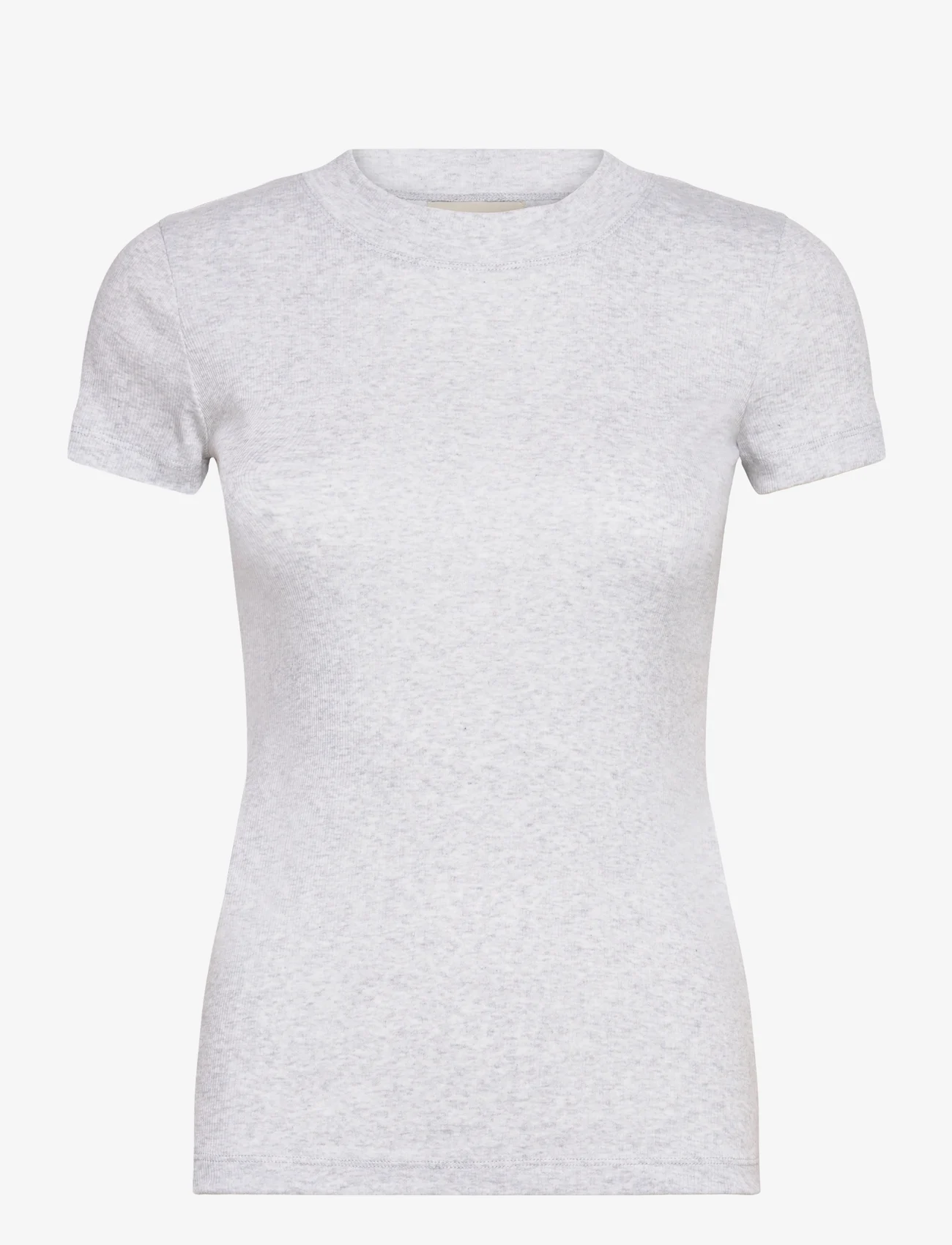 Residus - OTTILLE TEE - t-shirts & tops - grey melange - 0